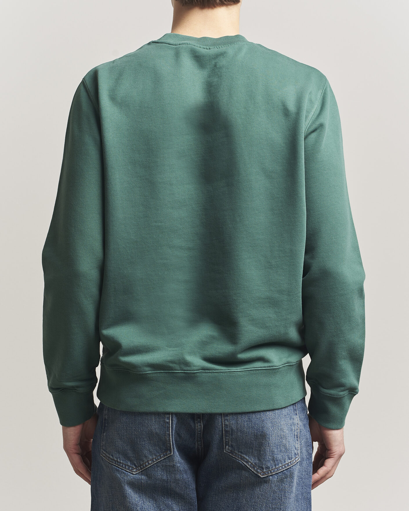Herr | Tröjor | Maison Kitsuné | Fox Head Sweatshirt Bottle Green