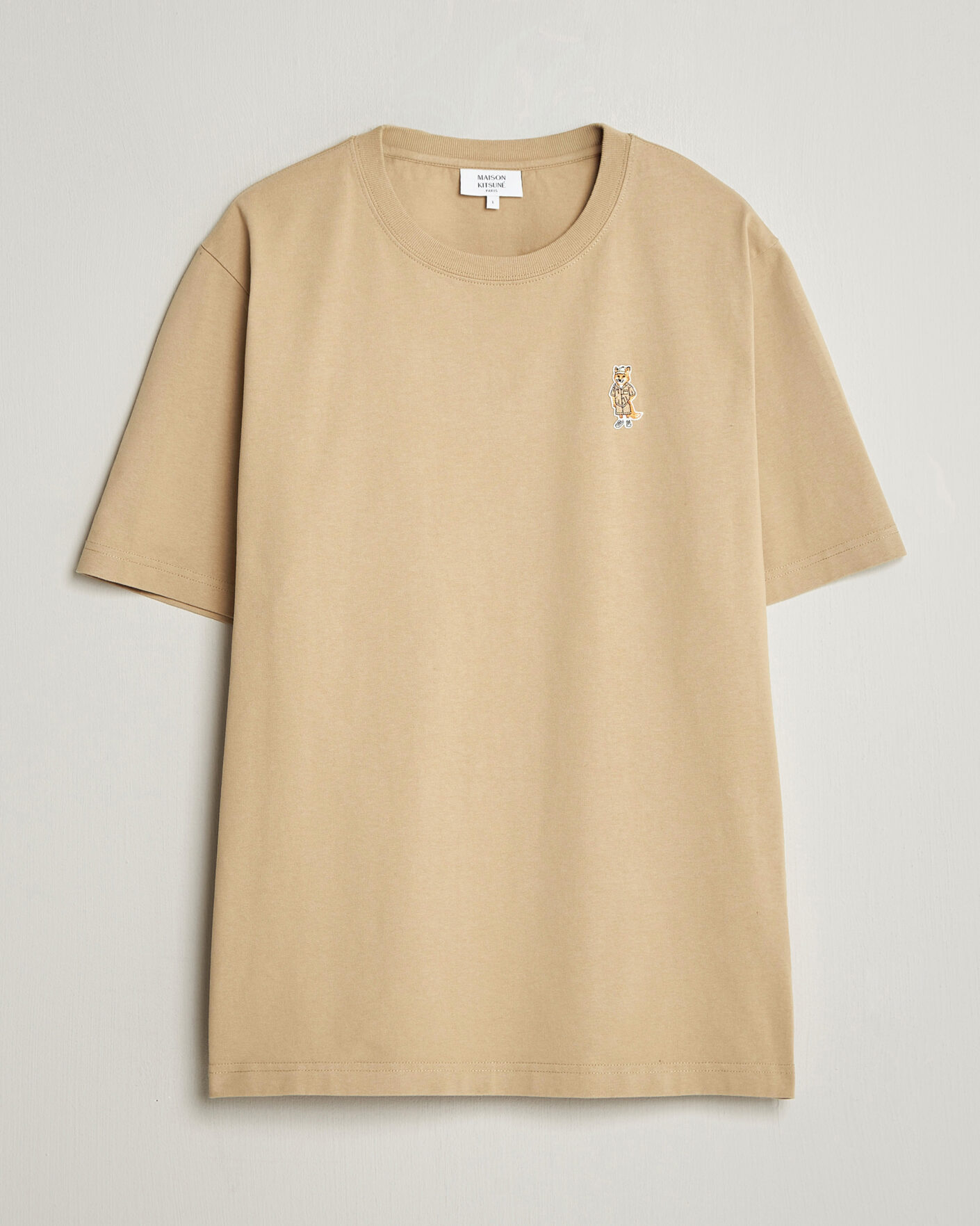 Herr | T-Shirts | Maison Kitsuné | Dressed Fox T-Shirt Roasted Almond