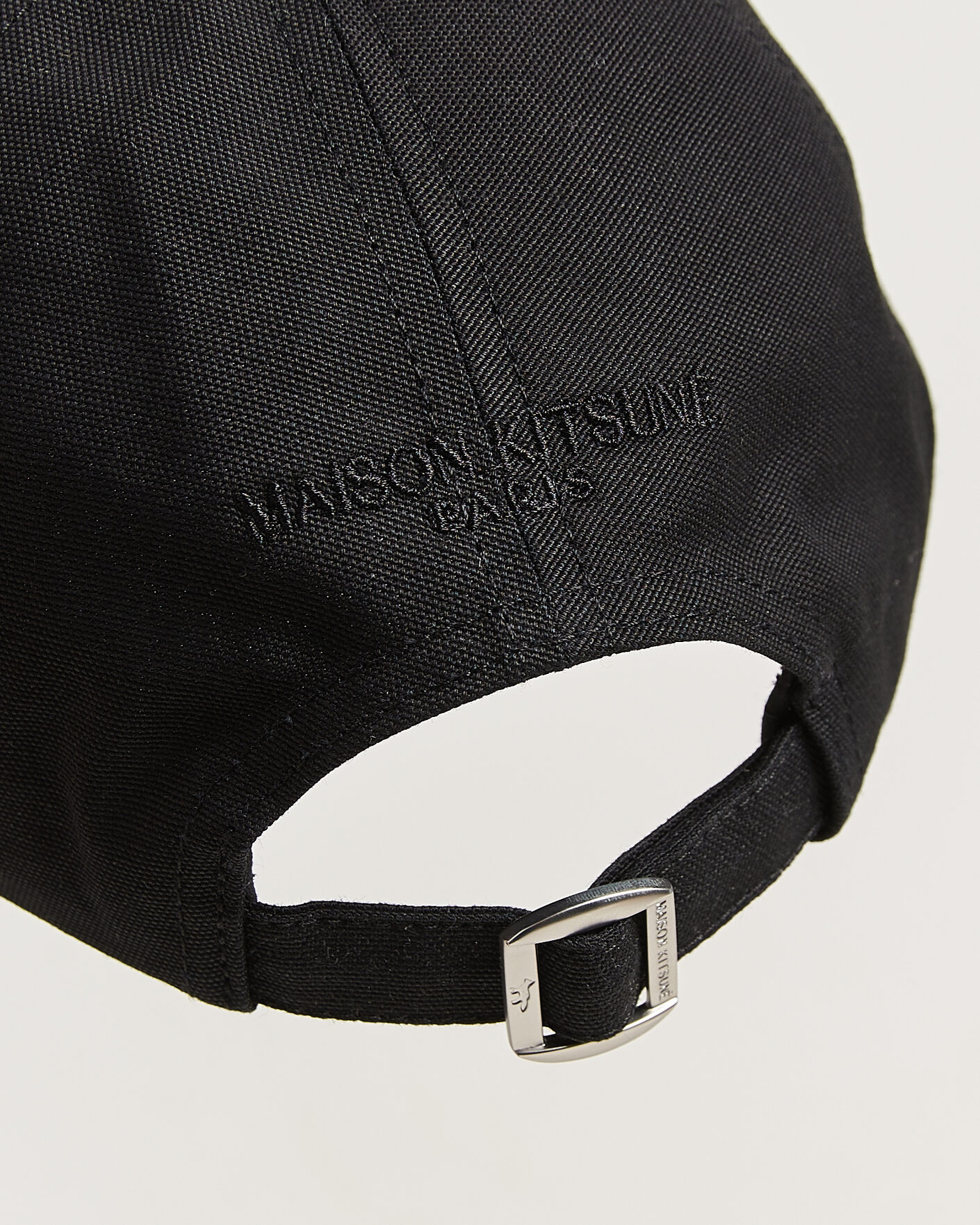 Herr | Hattar & kepsar | Maison Kitsuné | Dressed Fox Cap Black