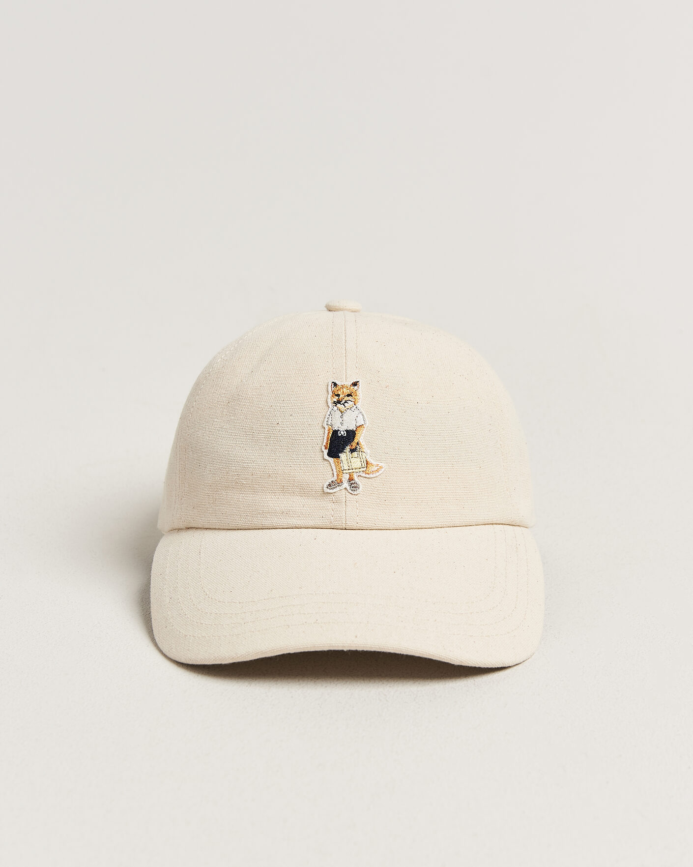 Herr | Hattar & kepsar | Maison Kitsuné | Dressed Fox Cap Noble Beige
