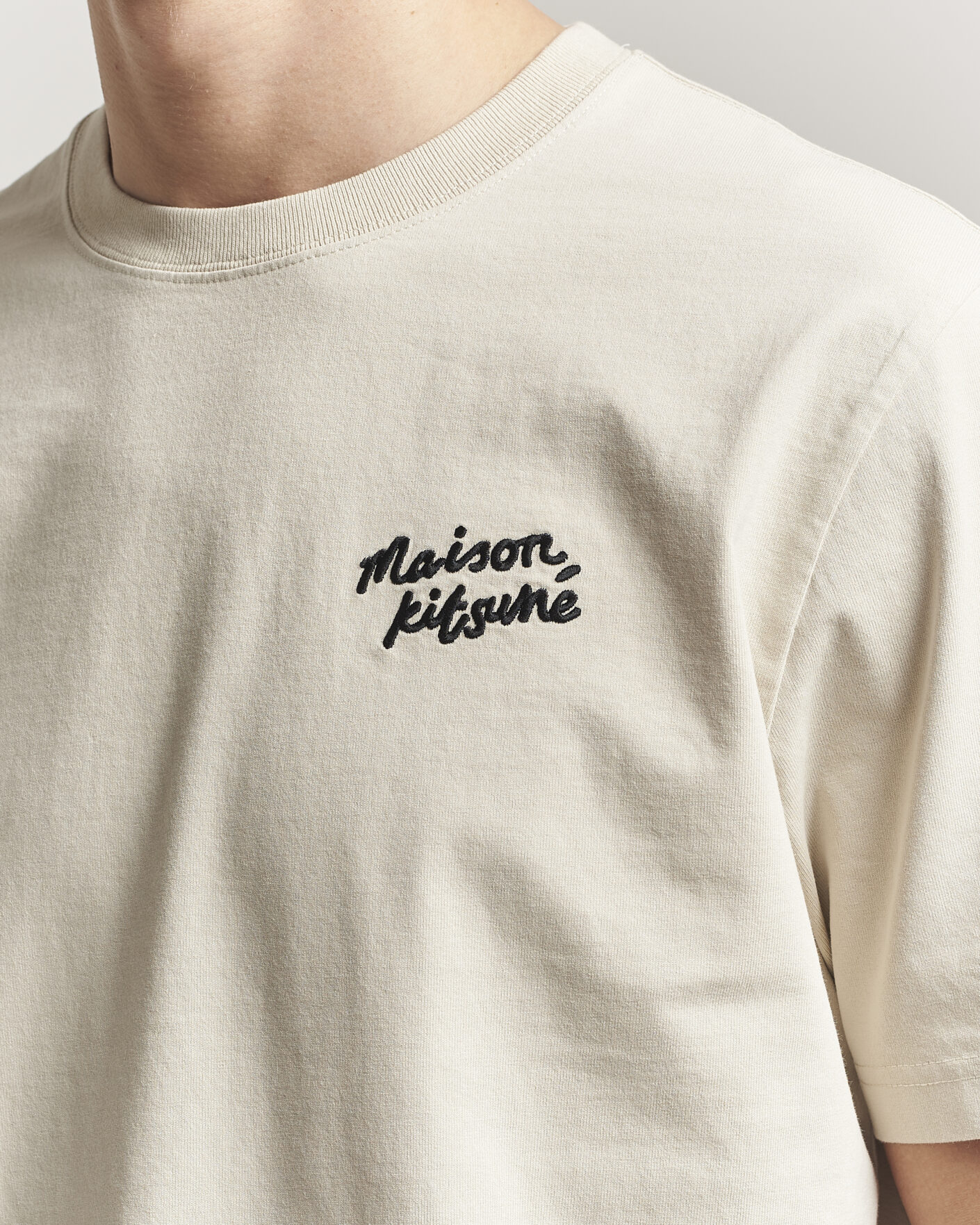 Herr | T-Shirts | Maison Kitsuné | Handwriting T-Shirt Pelican