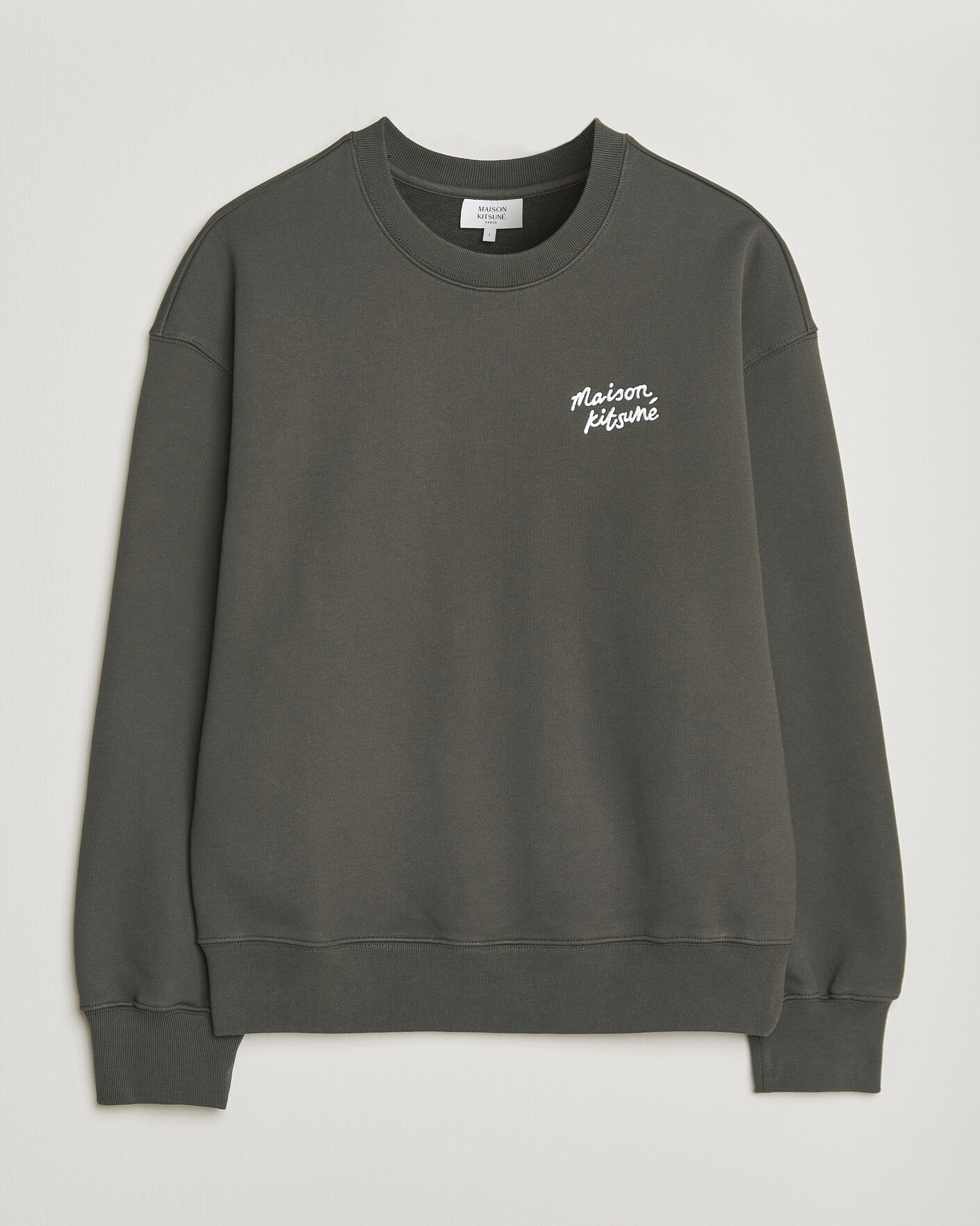 Herr | Tröjor | Maison Kitsuné | Handwriting Sweatshirt Beluga