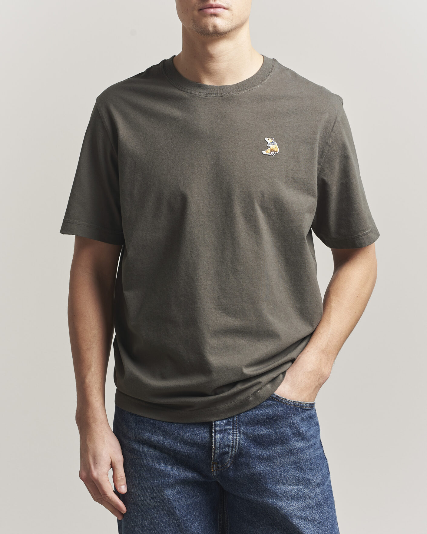 Herr | T-Shirts | Maison Kitsuné | Dreaming Fox T-Shirt Beluga