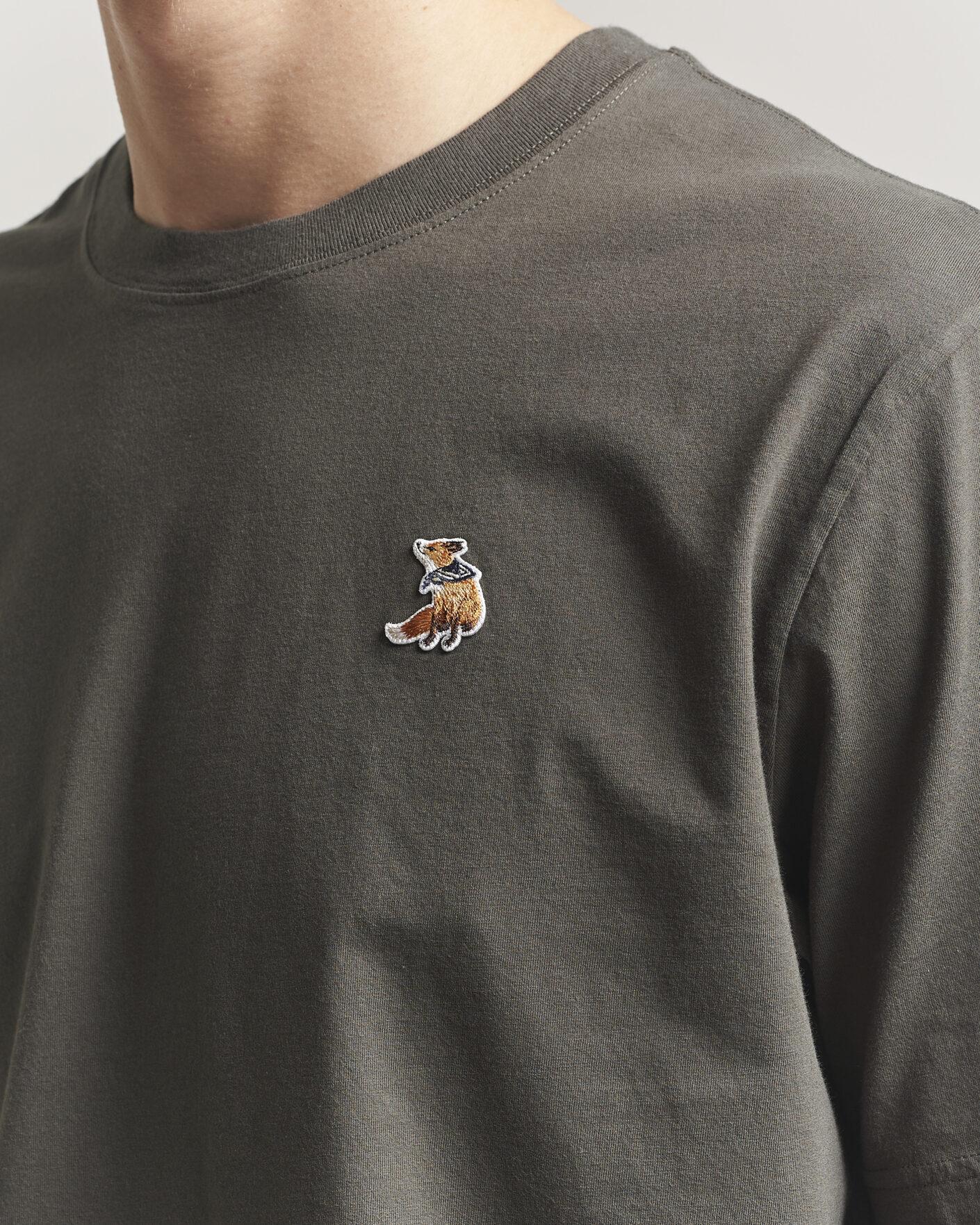 Herr | T-Shirts | Maison Kitsuné | Dreaming Fox T-Shirt Beluga