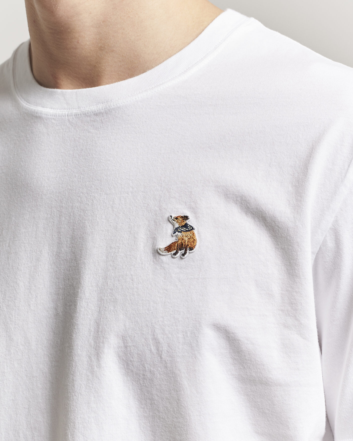 Herr | T-Shirts | Maison Kitsuné | Dreaming Fox T-Shirt White