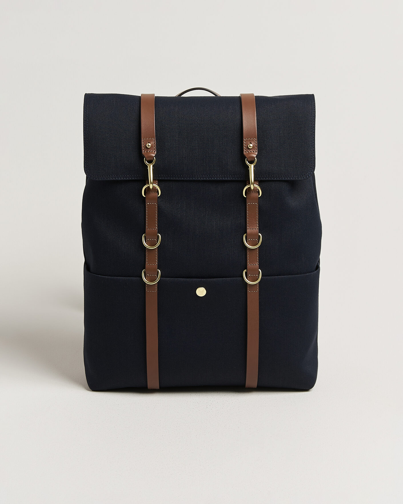 Herr | Väskor | Mismo | M/S Nylon Backpack Deep Sea Blue/Cuoio
