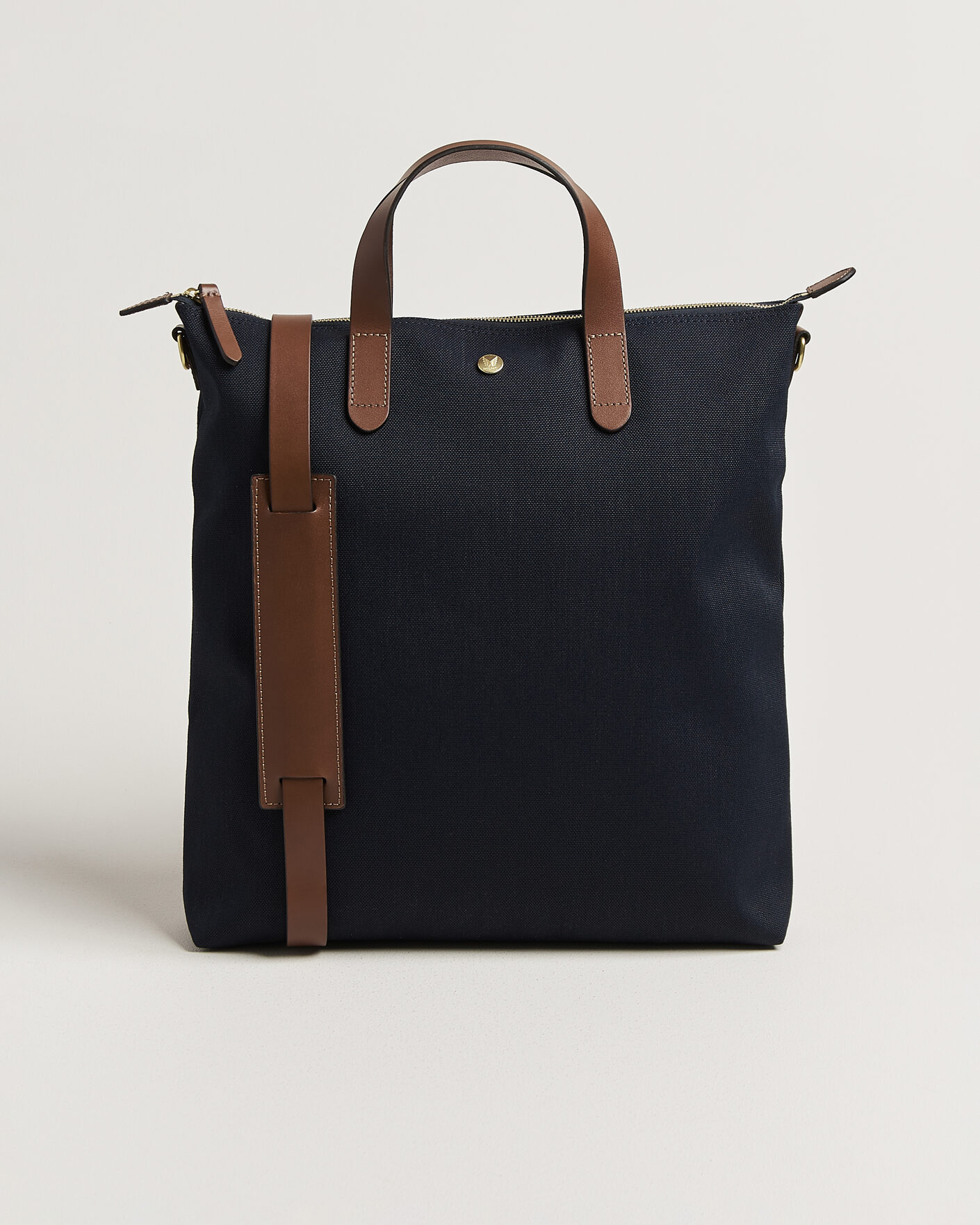 Herr | Väskor | Mismo | M/S Canvas Shopper Deep Sea Blue/Cuoio