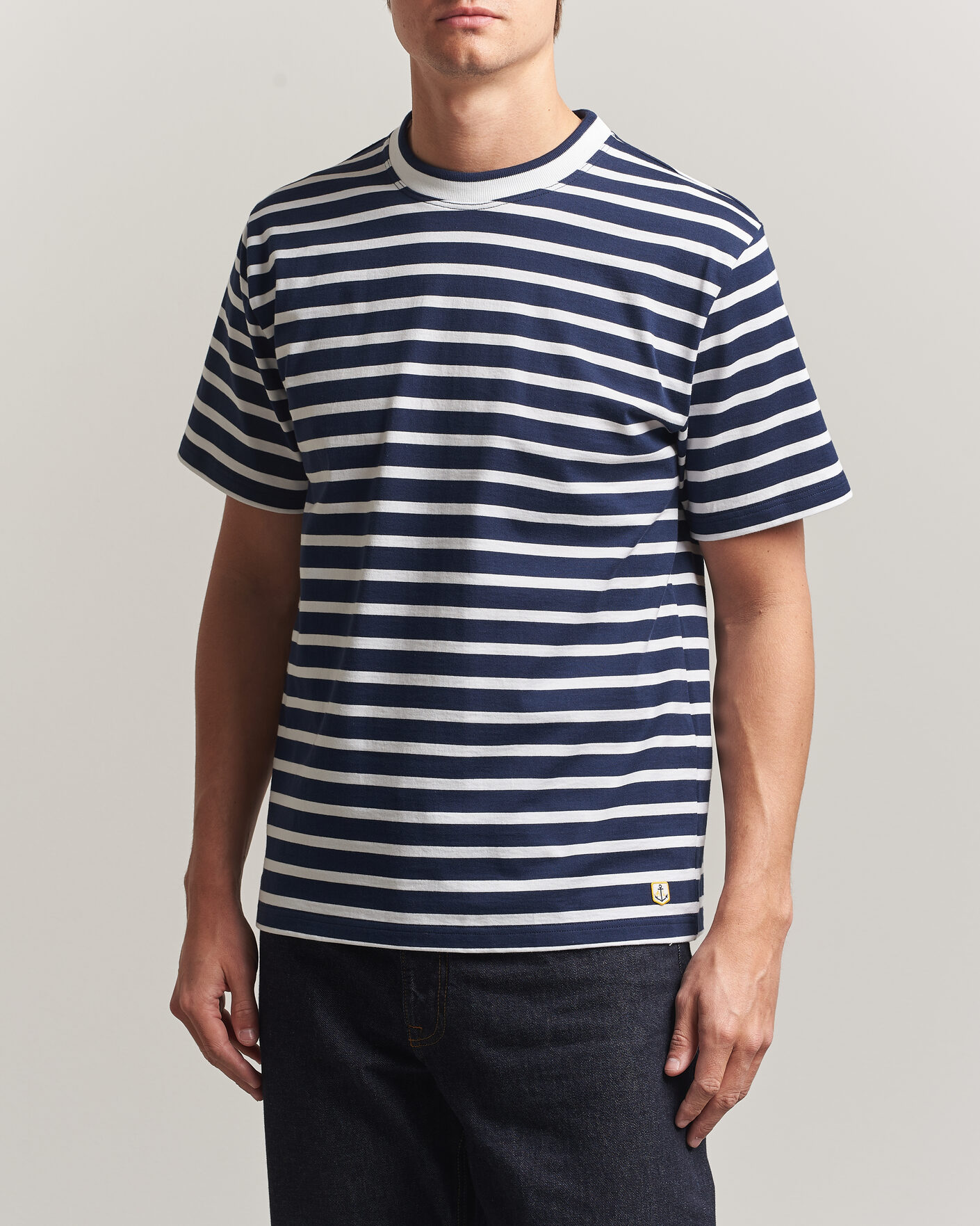 Herr | T-Shirts | Armor-lux | Heritage Callac Stripe T-Shirt Marine/Blanc