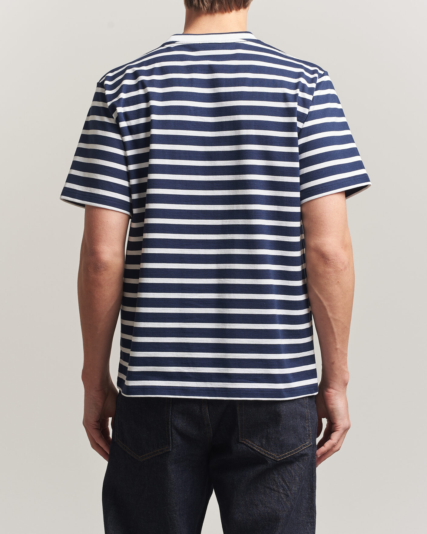 Herr | T-Shirts | Armor-lux | Heritage Callac Stripe T-Shirt Marine/Blanc