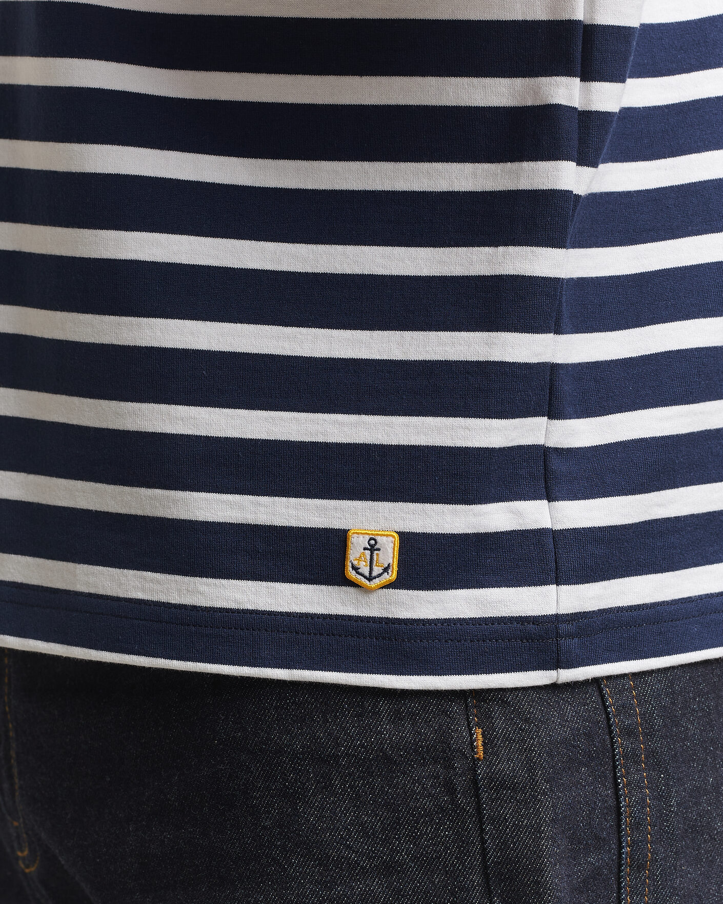 Herr | T-Shirts | Armor-lux | Heritage Callac Stripe T-Shirt Marine/Blanc