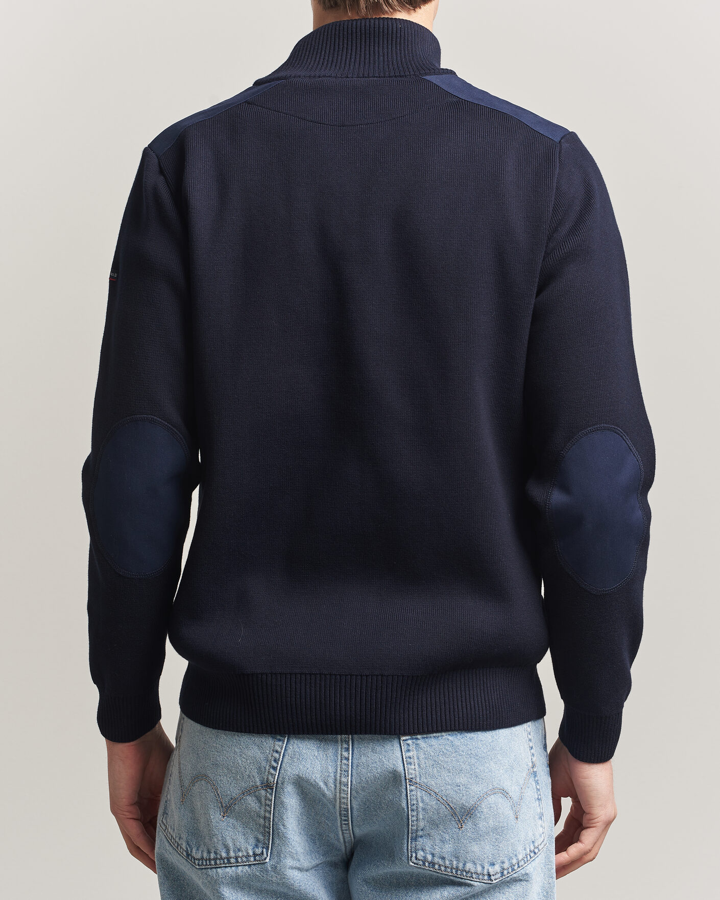Herr | Tröjor | Armor-lux | Workwear Half Zip Marine Deep