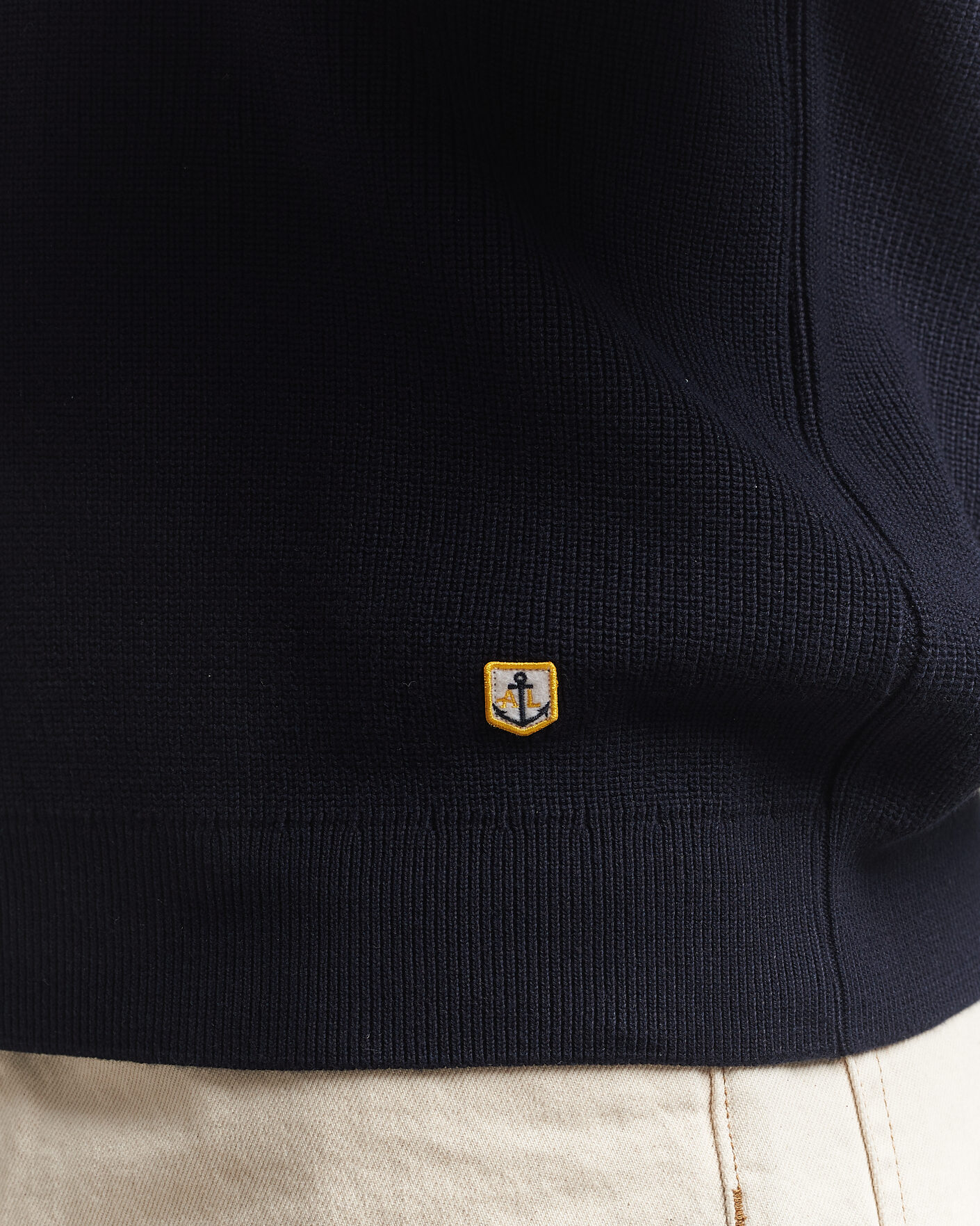 Herr | Tröjor | Armor-lux | Heritage Knitted Polo Marine Deep