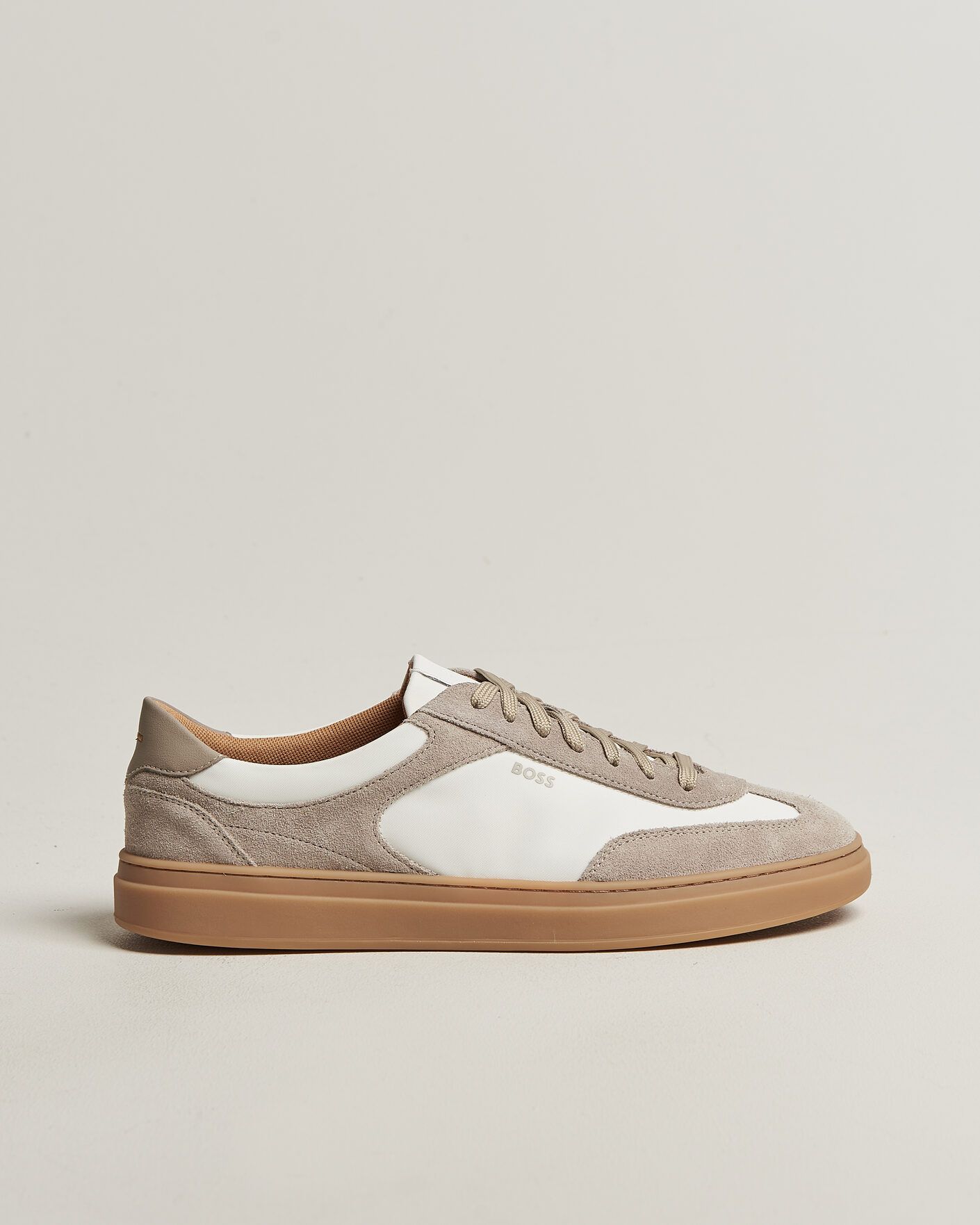 Herr | Sneakers | BOSS BLACK | Kieran Suede/Nylon Sneaker Medium Beige