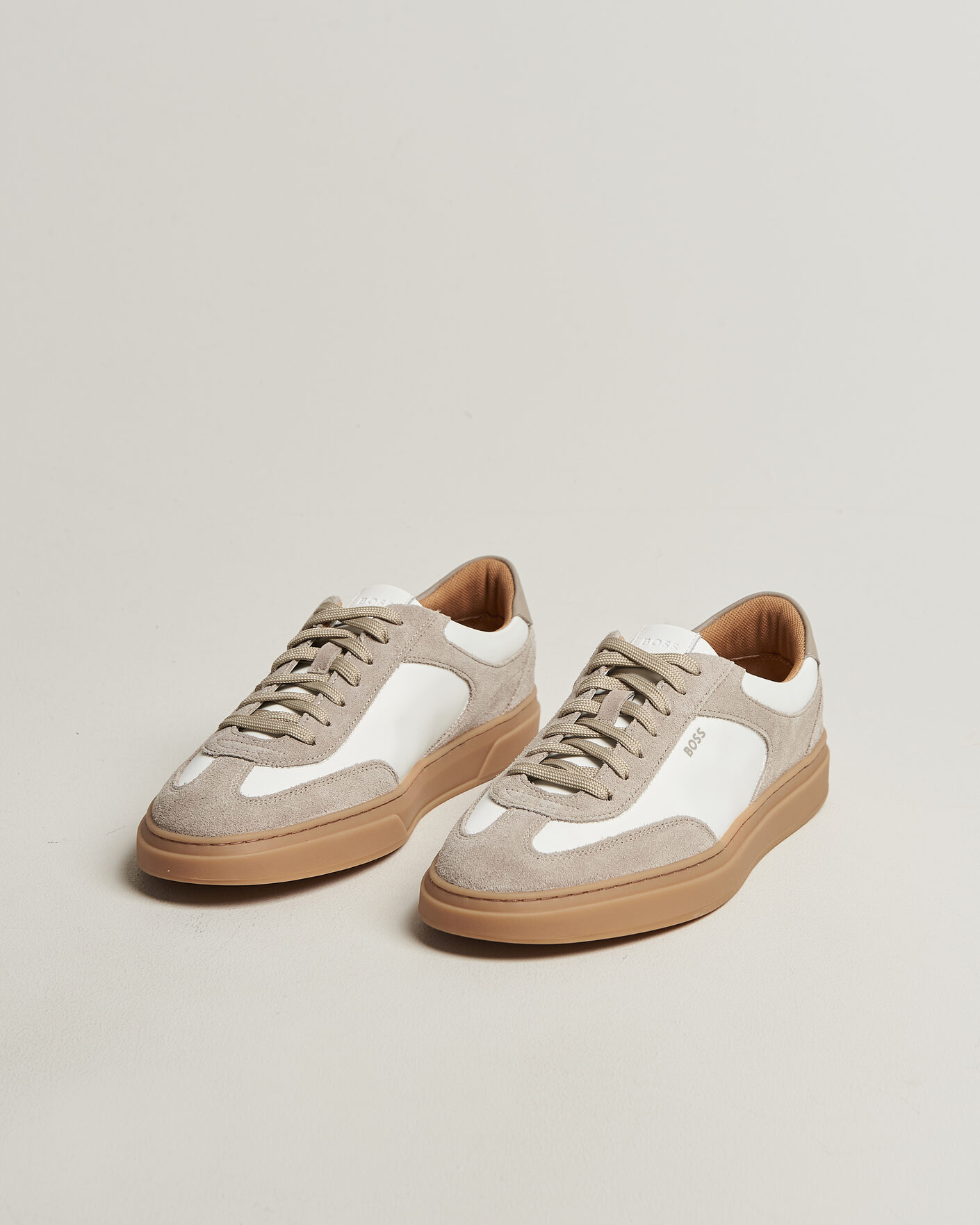 Herr | Sneakers | BOSS BLACK | Kieran Suede/Nylon Sneaker Medium Beige