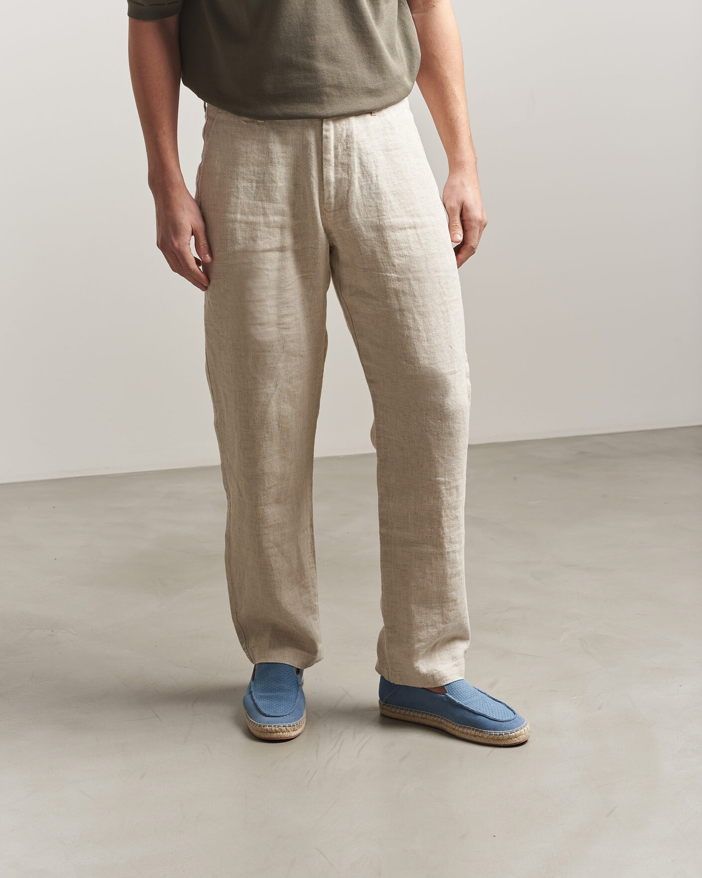 Herr | Espadriller | BOSS BLACK | Madeira Suede Espadrilles Open Blue