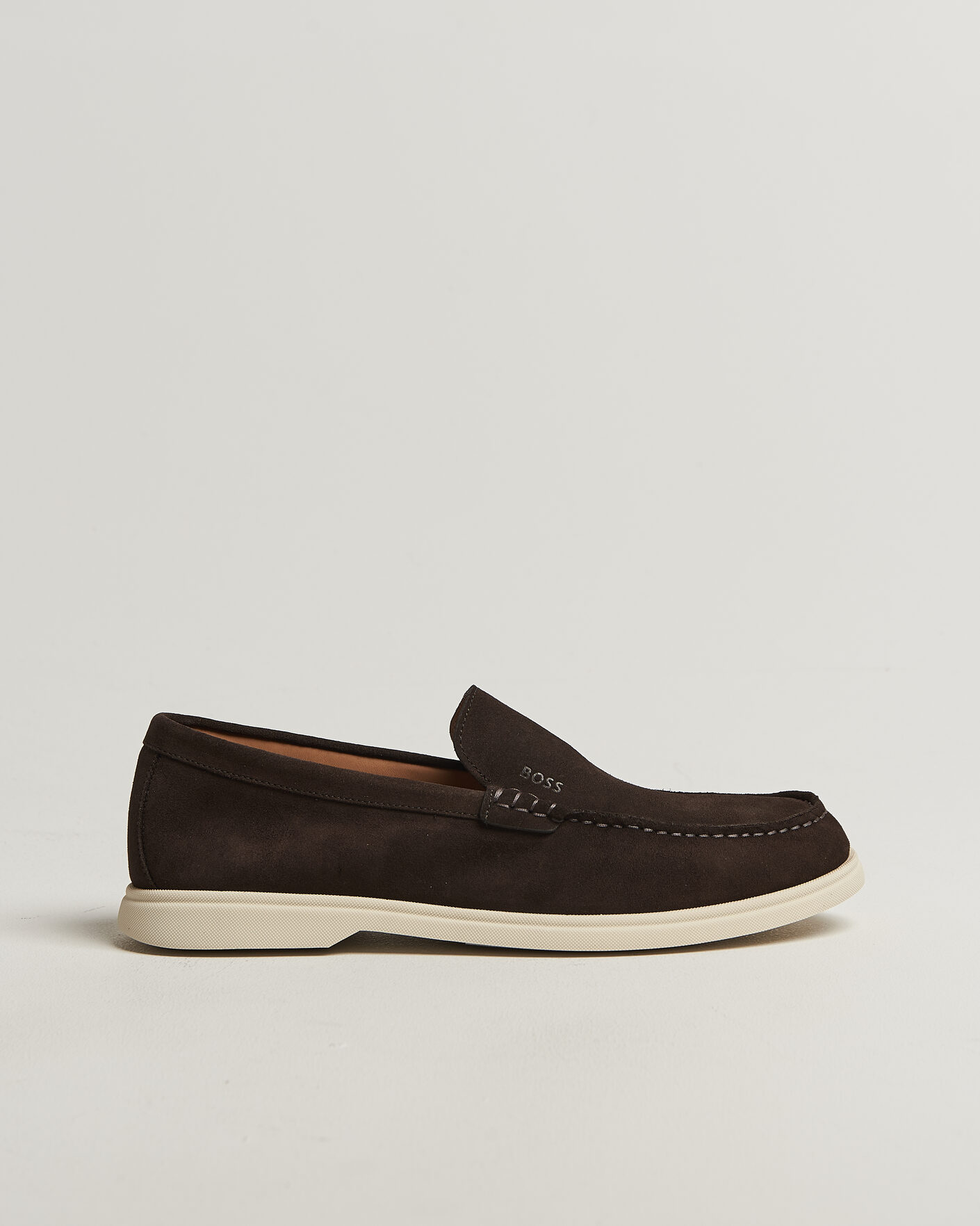 Herr | Loafers | BOSS BLACK | Sienne Suede Loafer Dark Brown