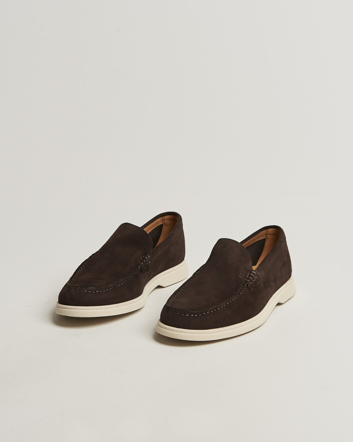 Herr | Loafers | BOSS BLACK | Sienne Suede Loafer Dark Brown