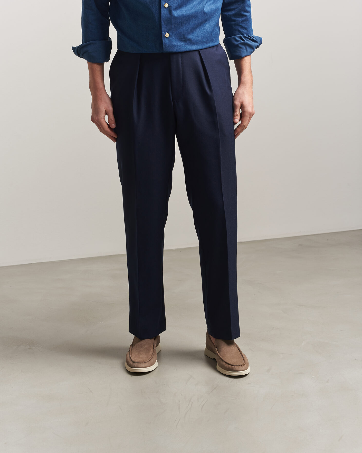 Herr | Loafers | BOSS BLACK | Sienne Suede Loafer Medium Beige