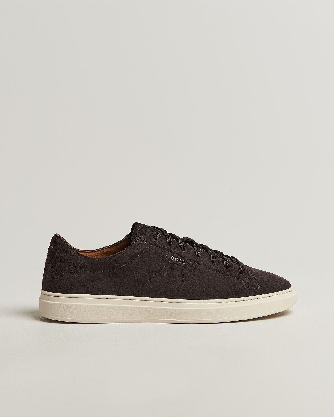 Herr | Sneakers | BOSS BLACK | Kieran Suede Sneaker Dark Brown
