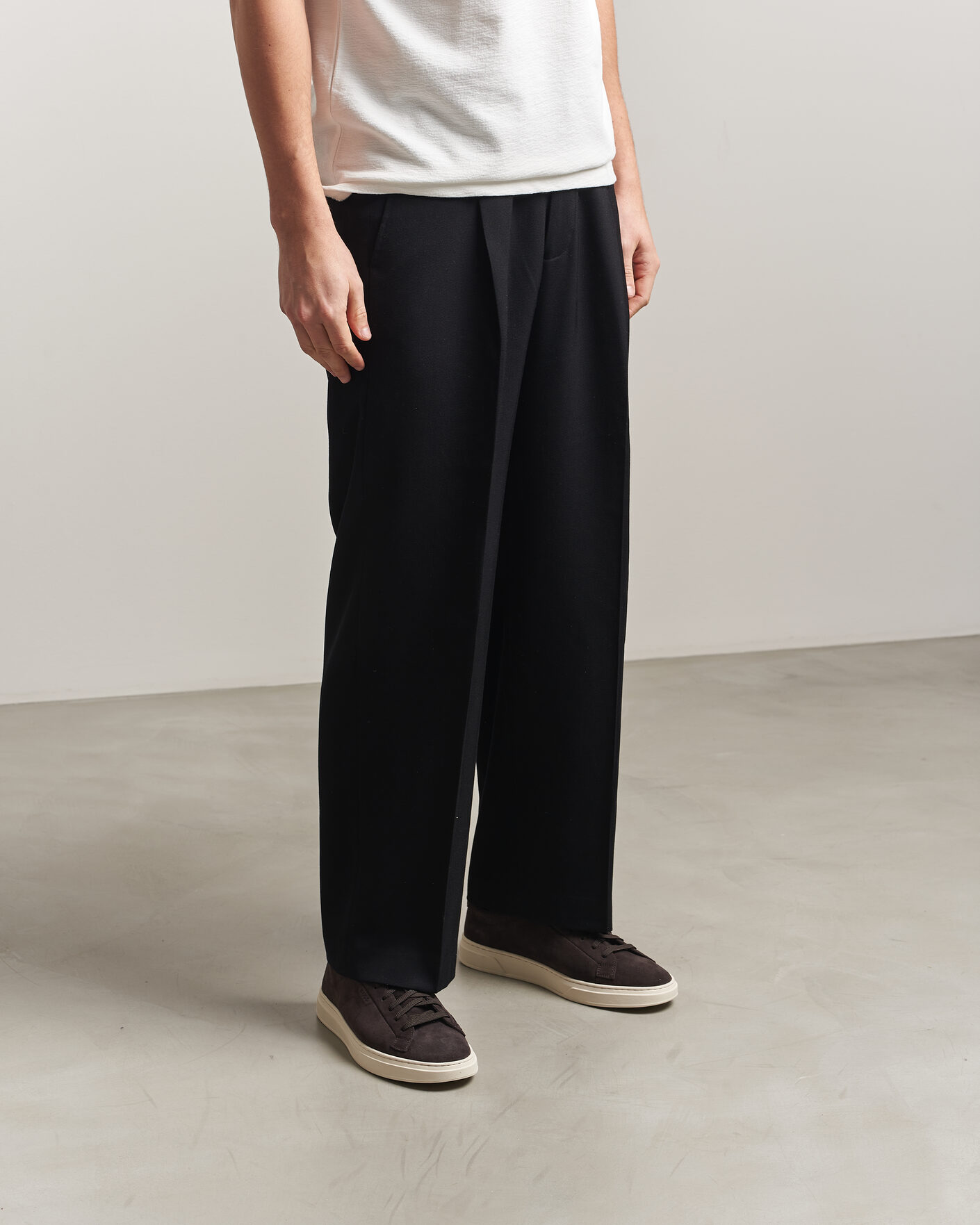 Herr | Sneakers | BOSS BLACK | Kieran Suede Sneaker Dark Brown