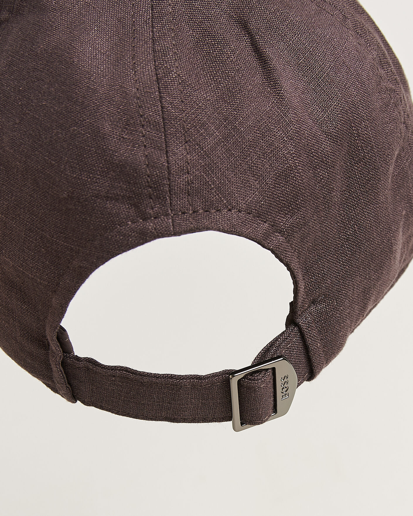 Herr | Hattar & kepsar | BOSS BLACK | Zed Linen Cap Dark Brown