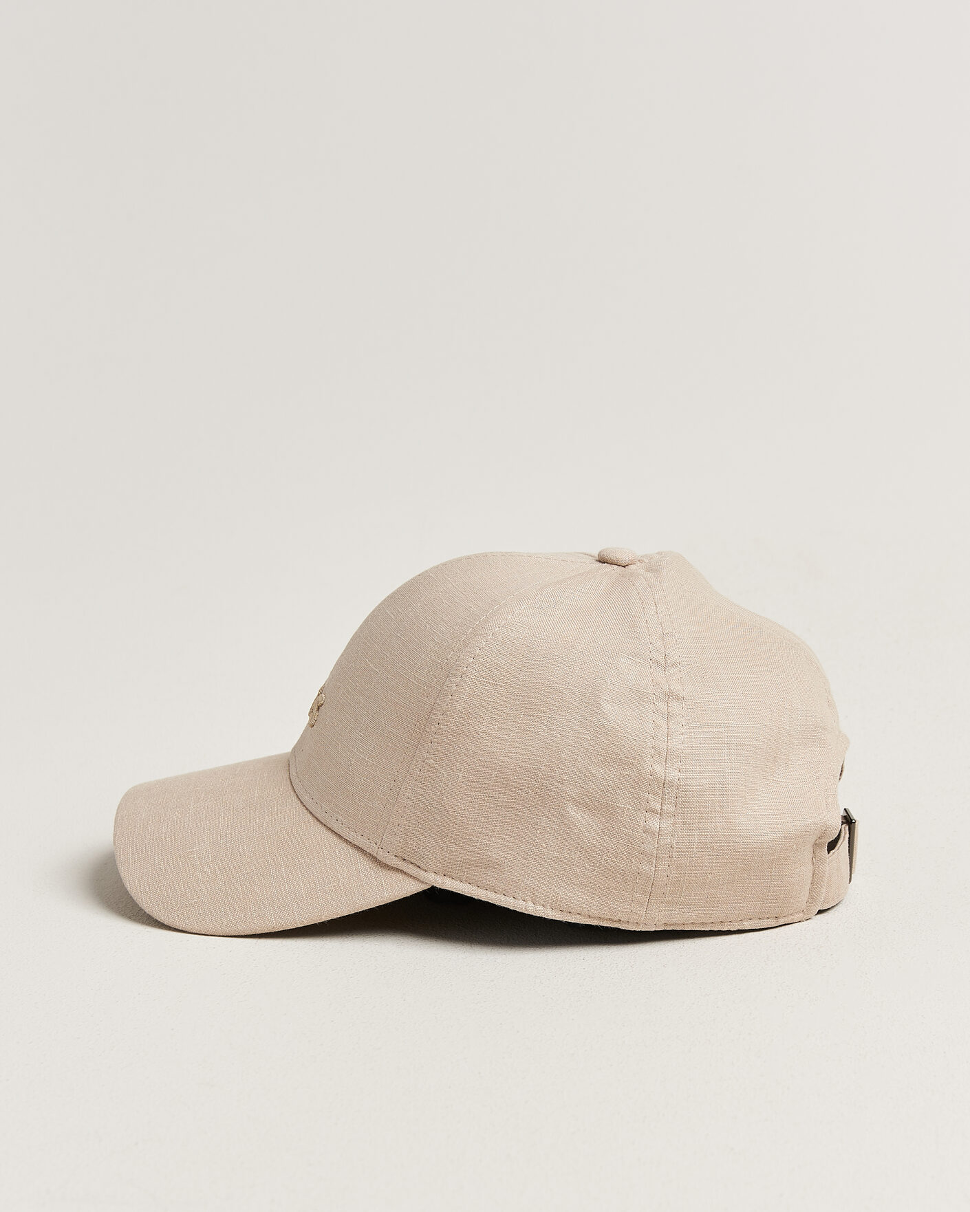 Herr | Hattar & kepsar | BOSS BLACK | Zed Linen Cap Open Beige