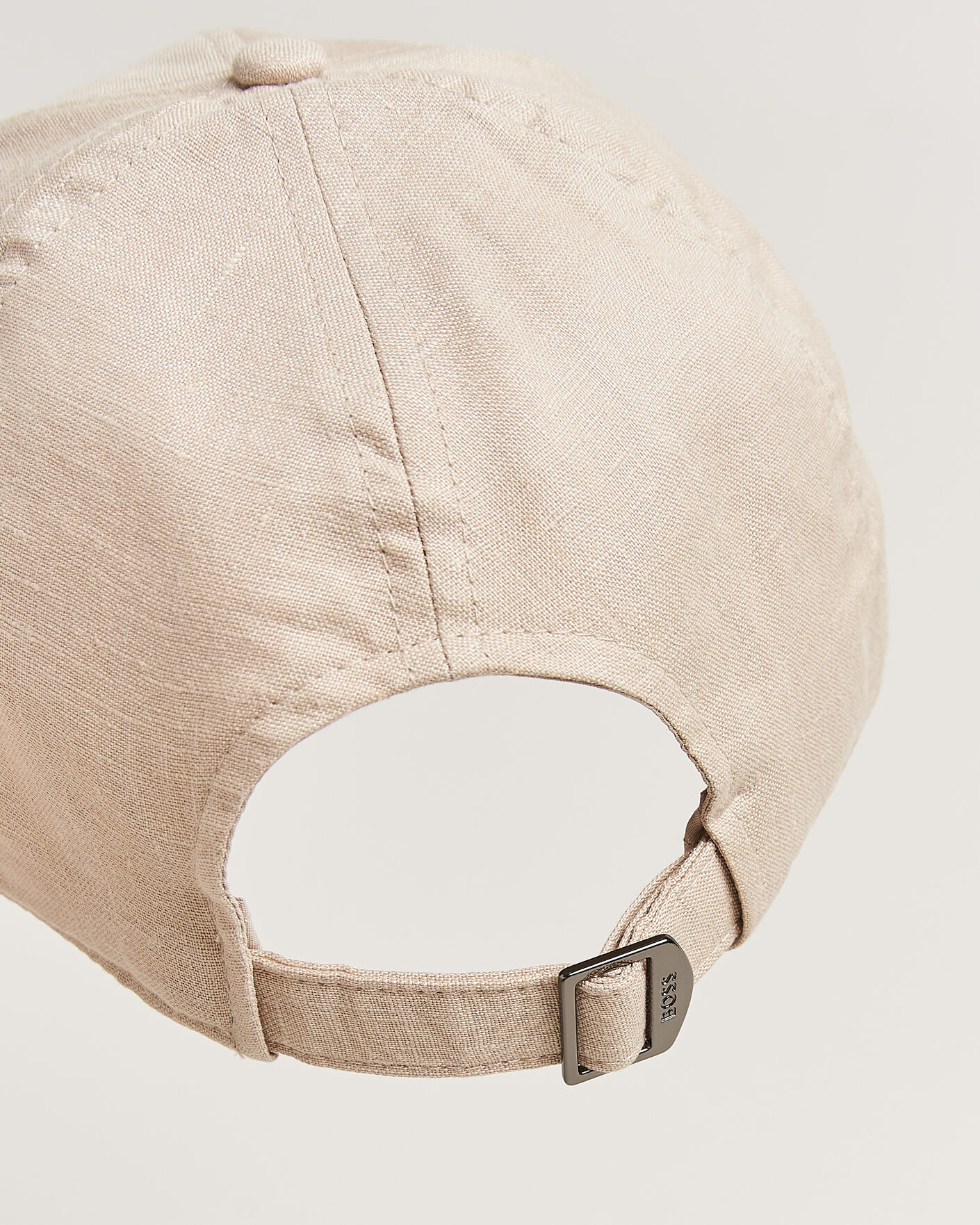 Herr | Hattar & kepsar | BOSS BLACK | Zed Linen Cap Open Beige