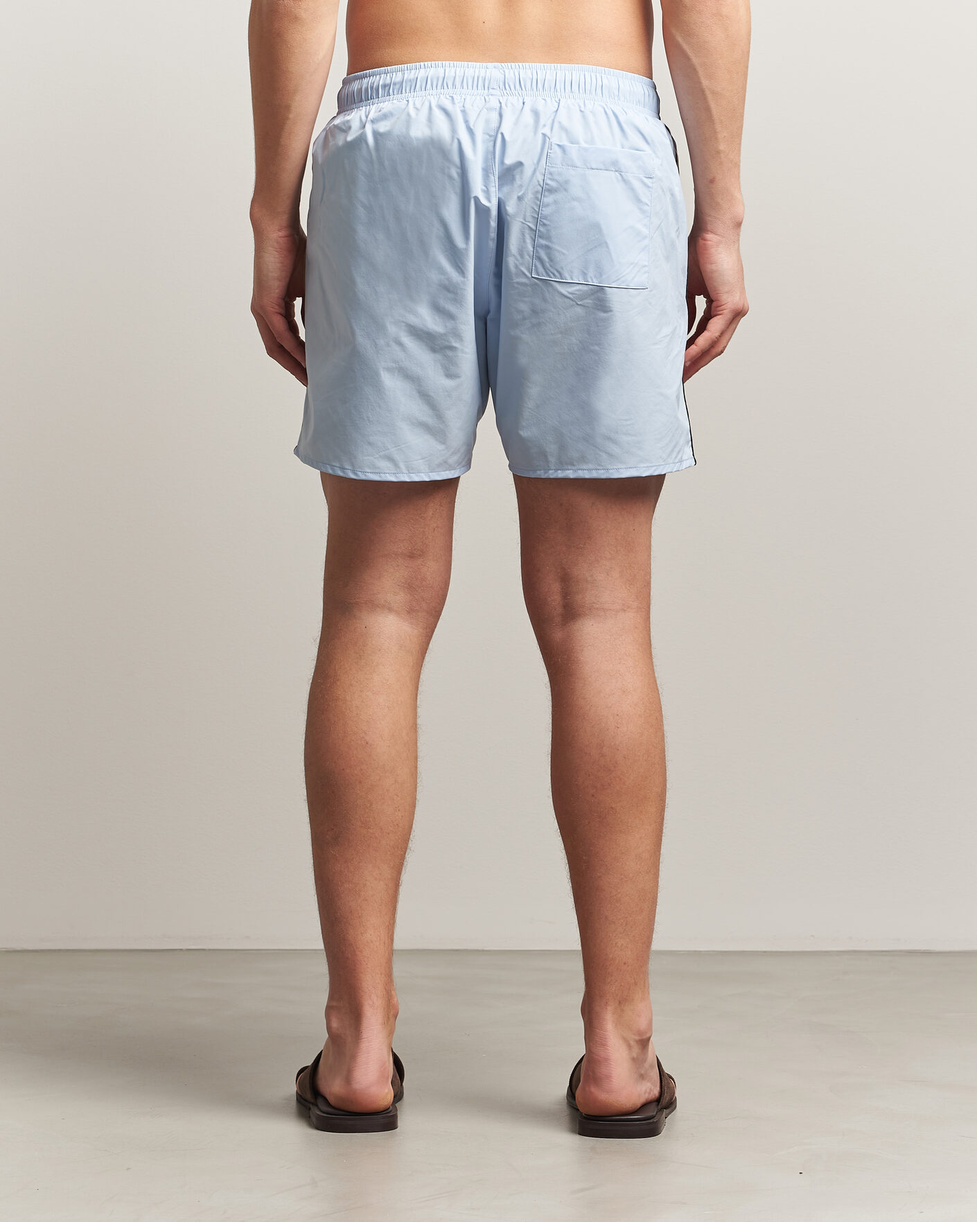 Herr | Badbyxor | BOSS BLACK | Iconic Swimshorts Light Blue