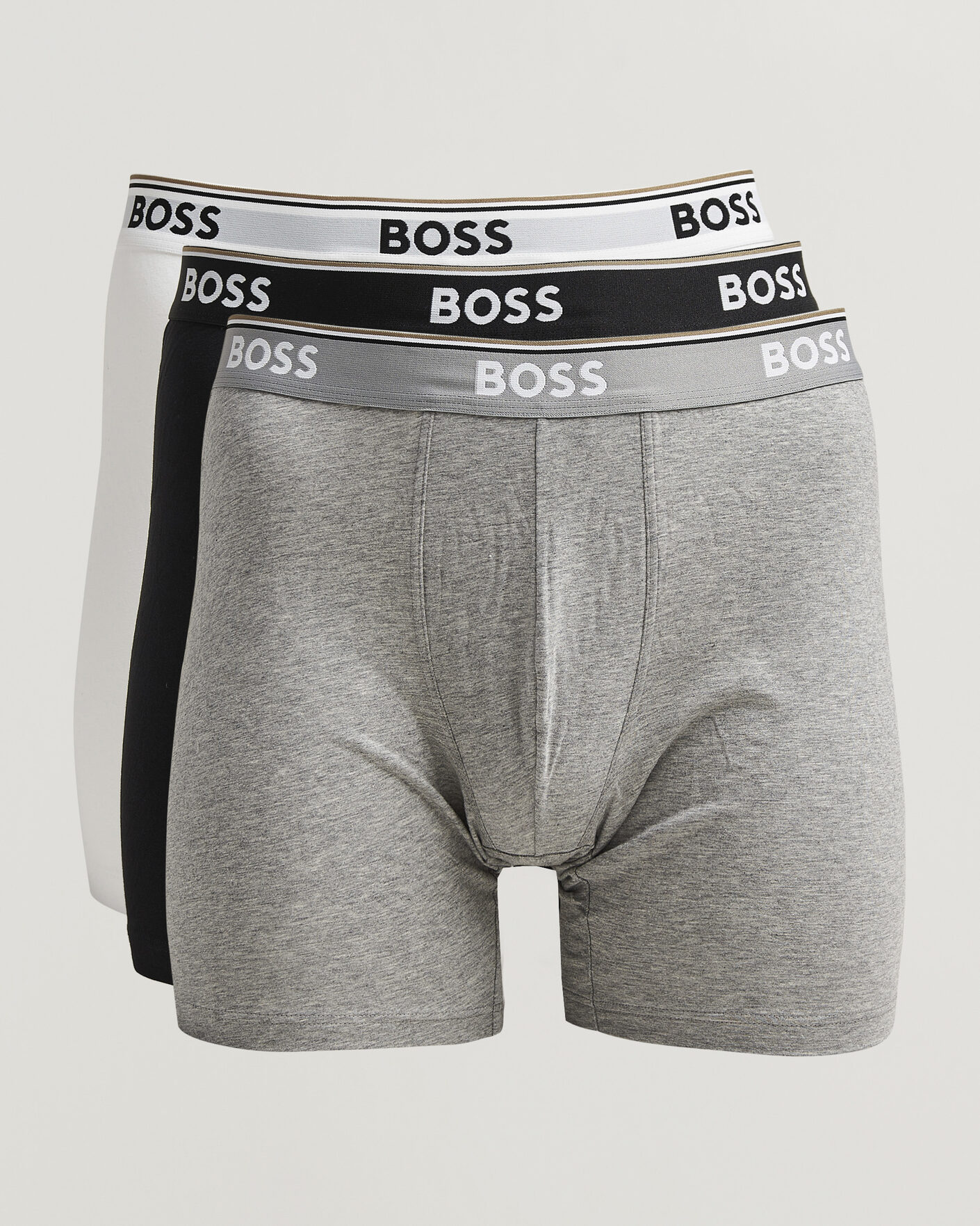 Herr | Underkläder | BOSS BLACK | 3-Pack Long Leg Boxer Black/Grey/White