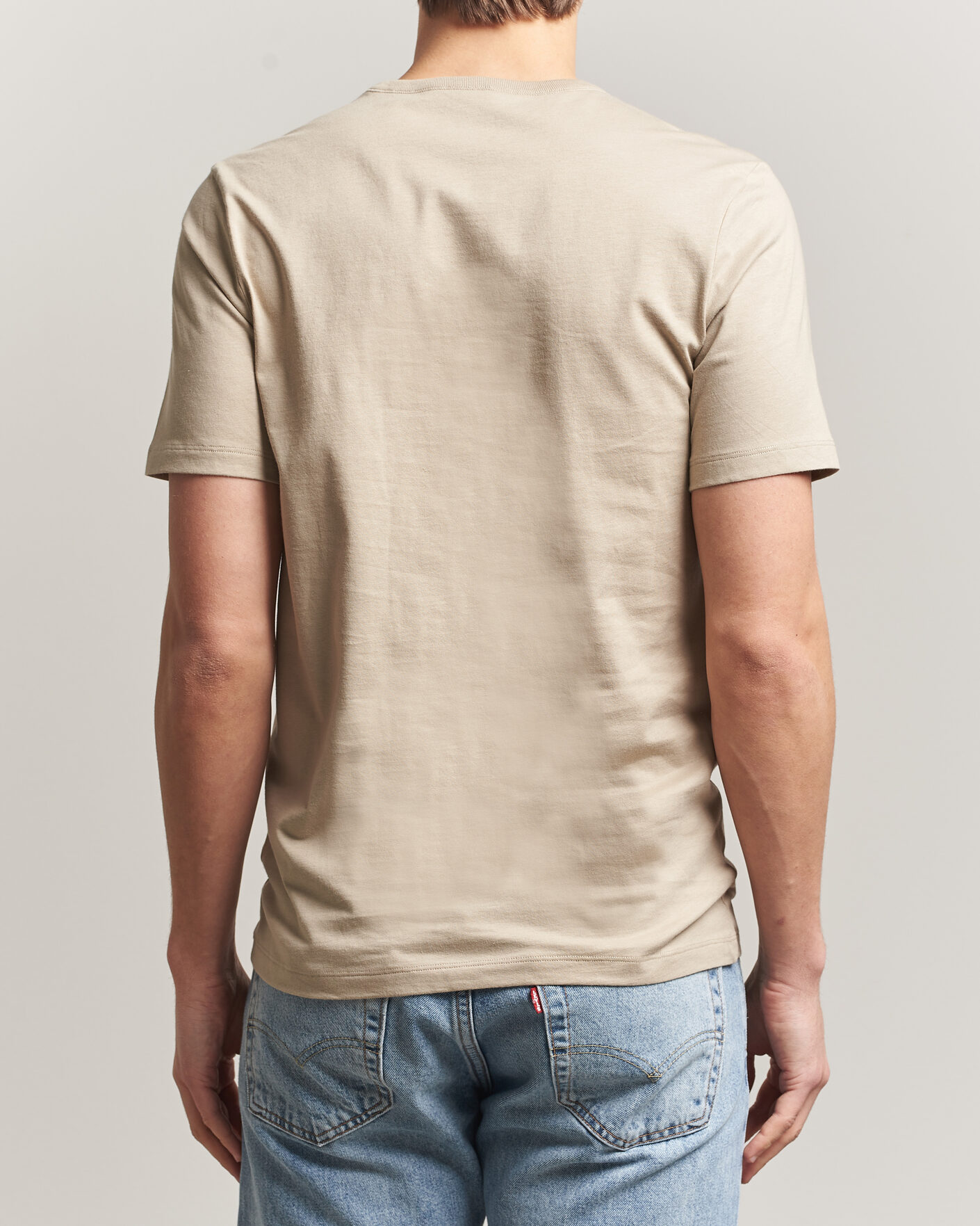 Herr | T-Shirts | BOSS BLACK | 3-Pack Crew Neck T-Shirt White/Blue/Beige