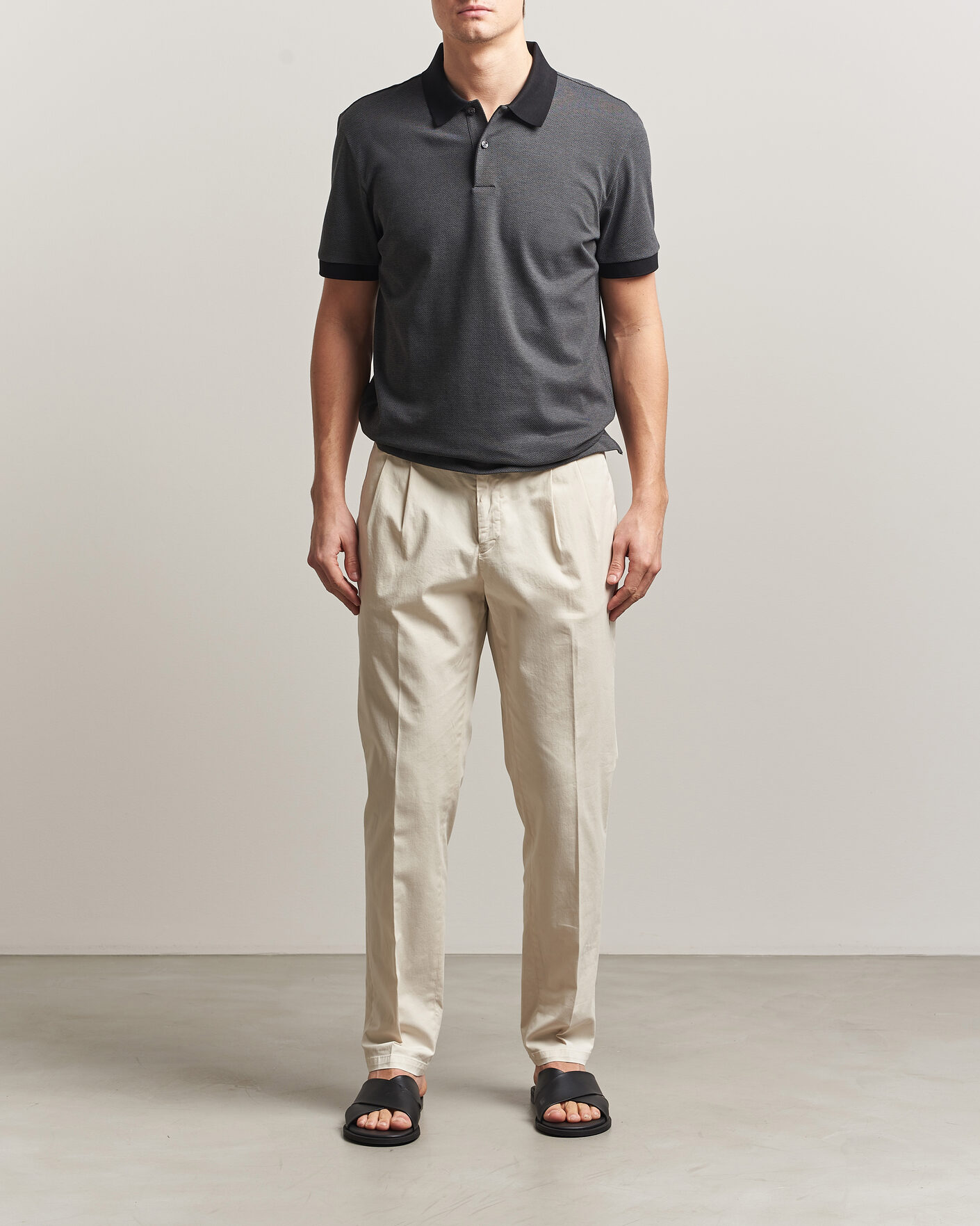 Herr | Pikéer | BOSS BLACK | Parlay Jersey Polo Black