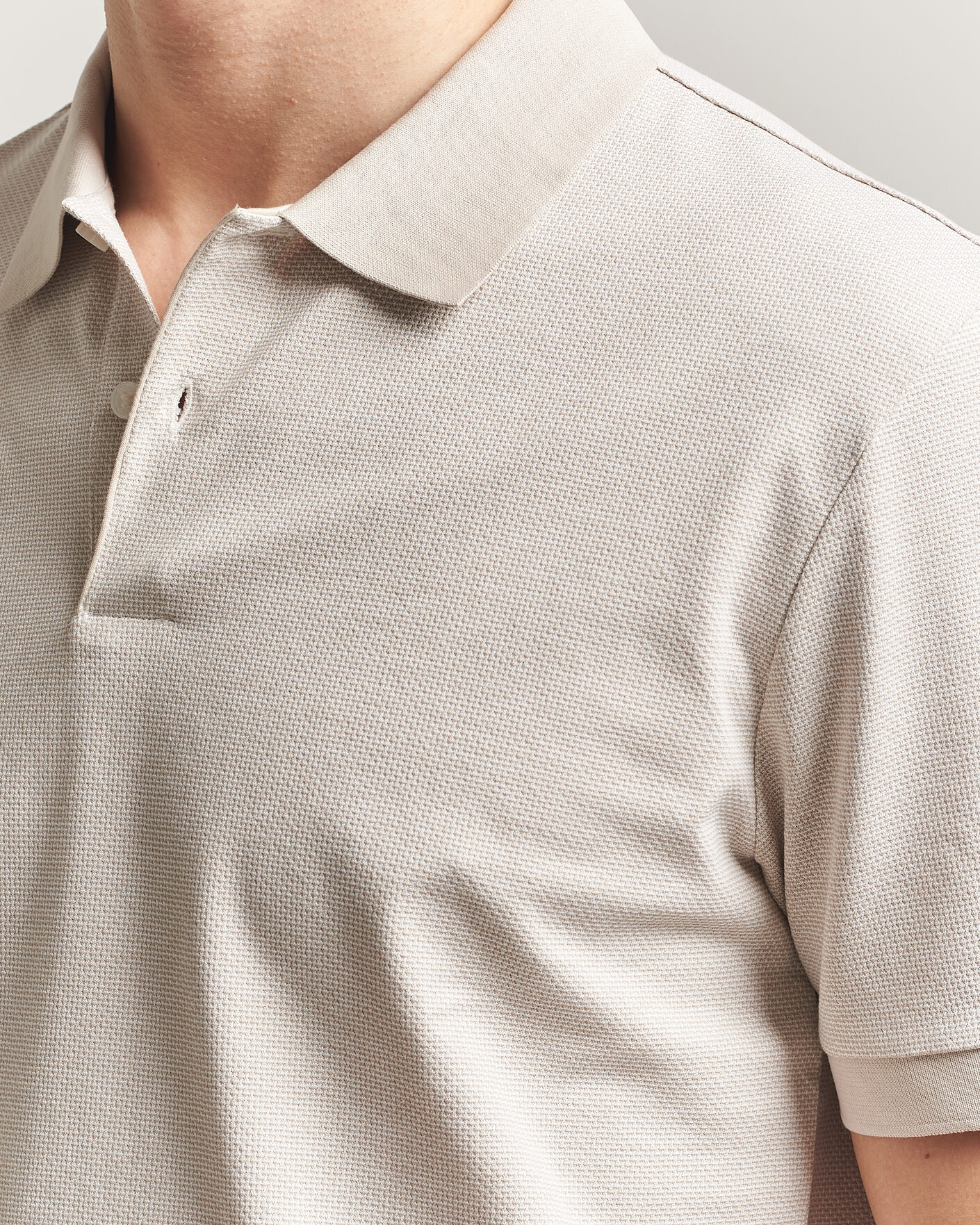 Herr | Pikéer | BOSS BLACK | Parlay Jersey Polo Open Beige