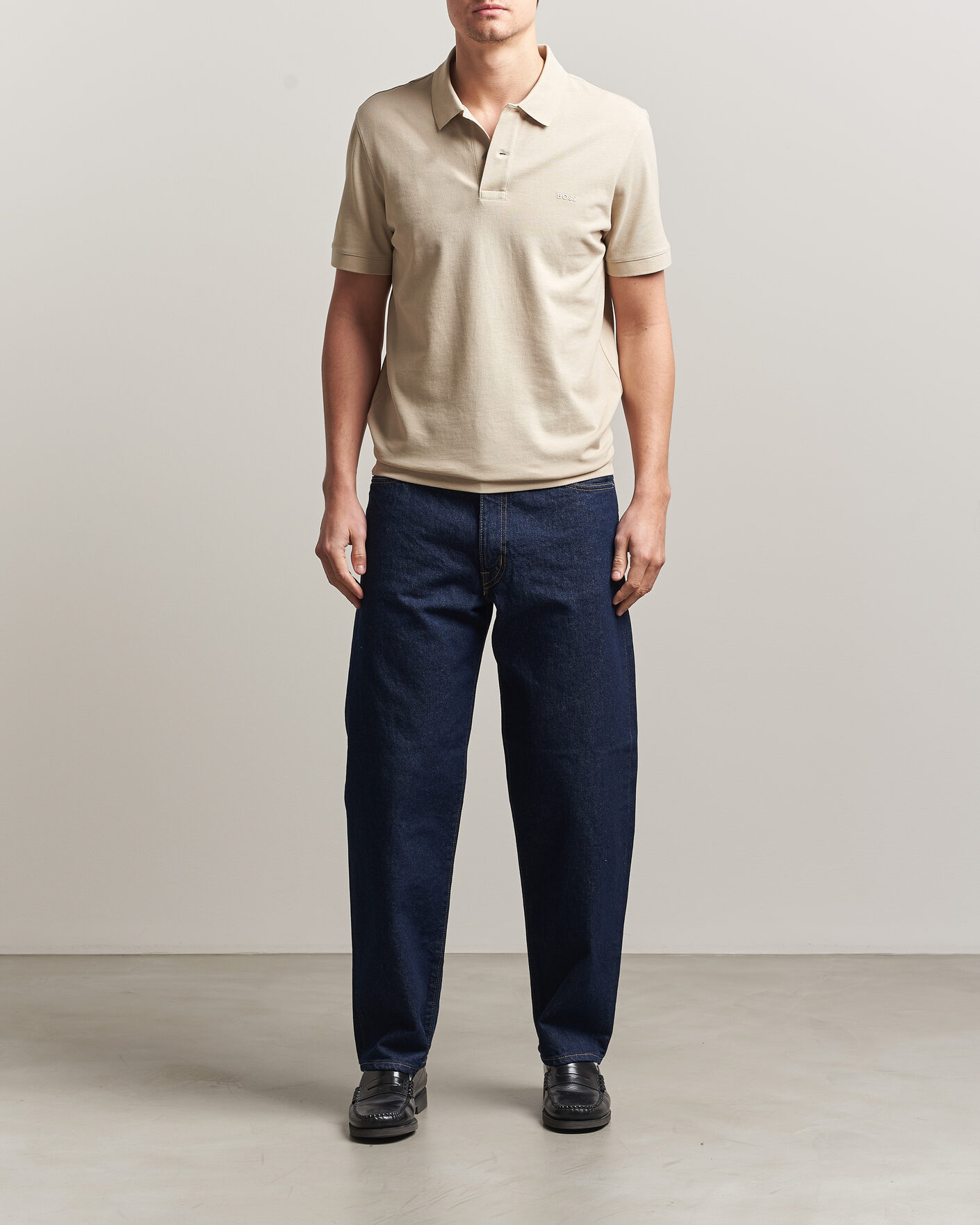 Herr | Pikéer | BOSS BLACK | Pallas Polo Open Beige