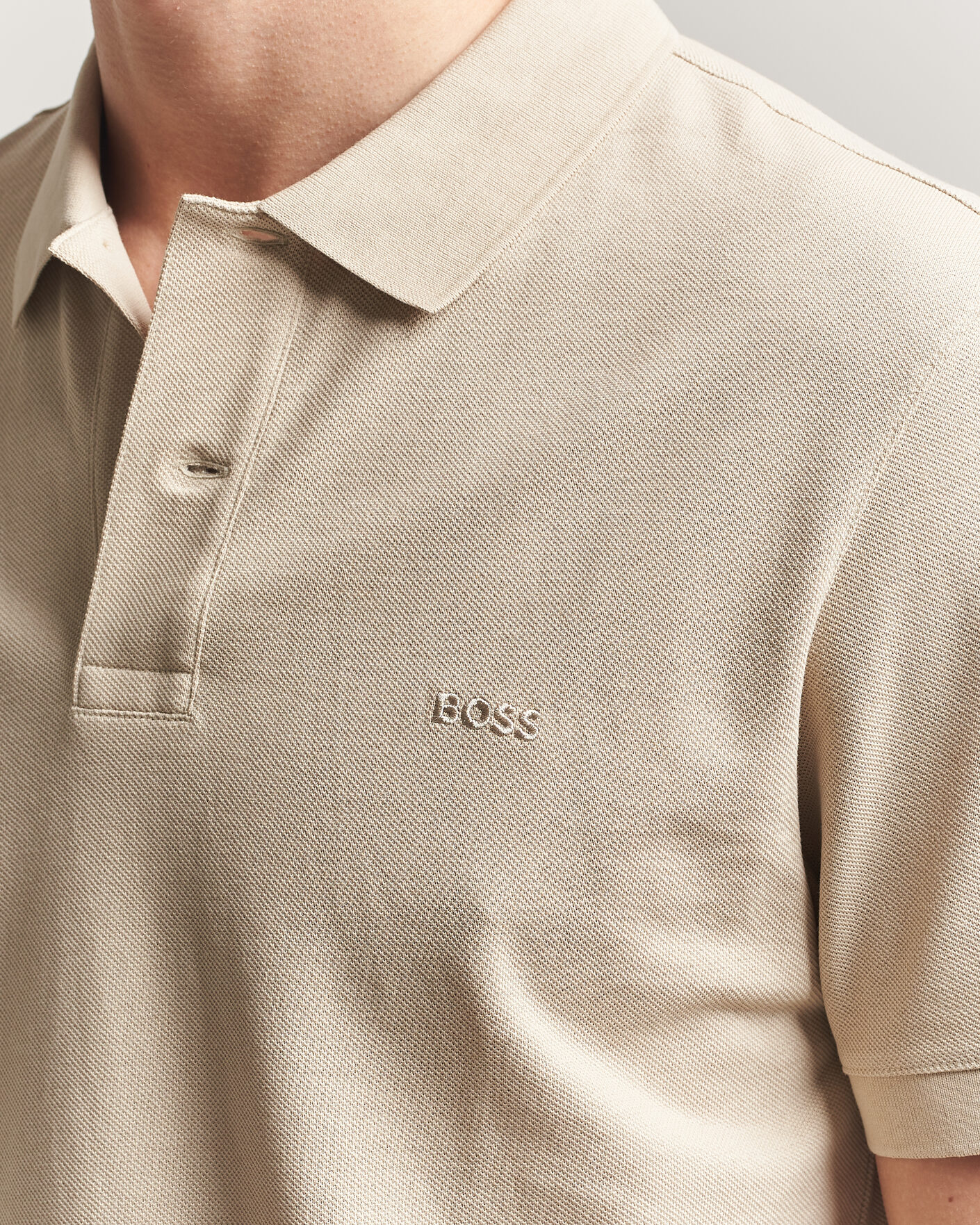 Herr | Pikéer | BOSS BLACK | Pallas Polo Open Beige