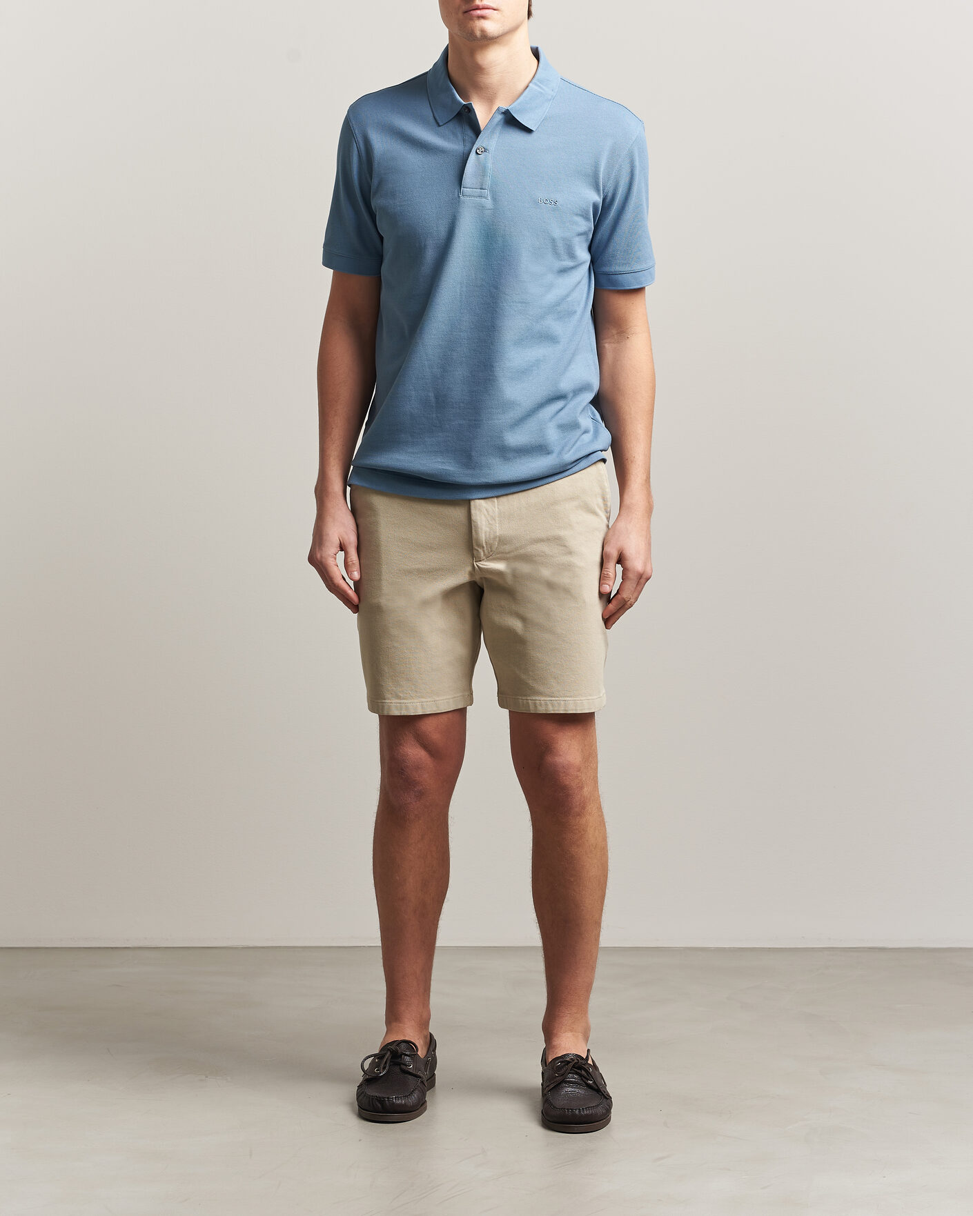 Herr | Pikéer | BOSS BLACK | Pallas Polo Light Blue