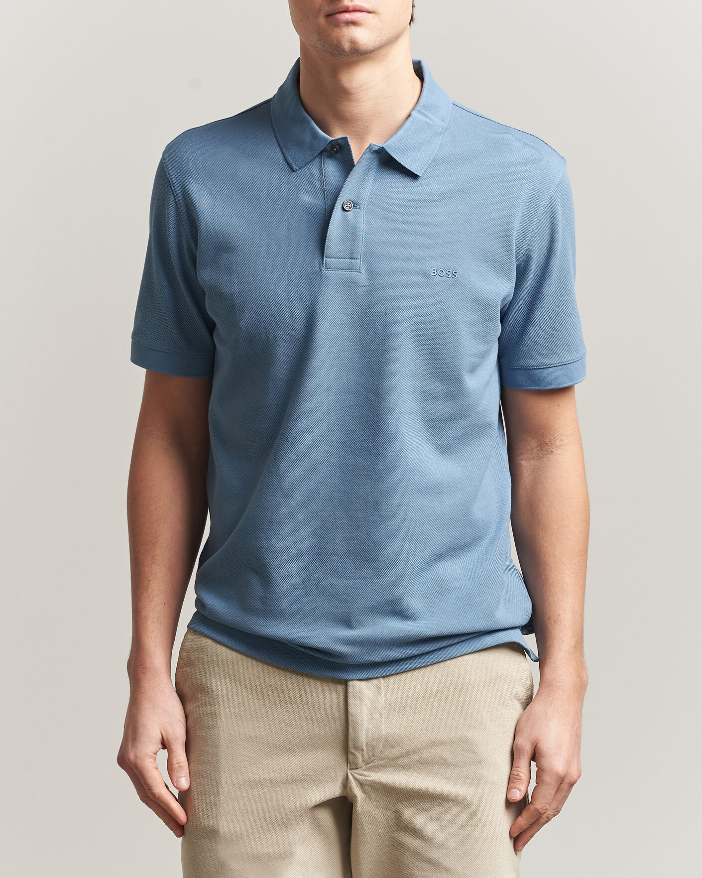 Herr | Pikéer | BOSS BLACK | Pallas Polo Light Blue