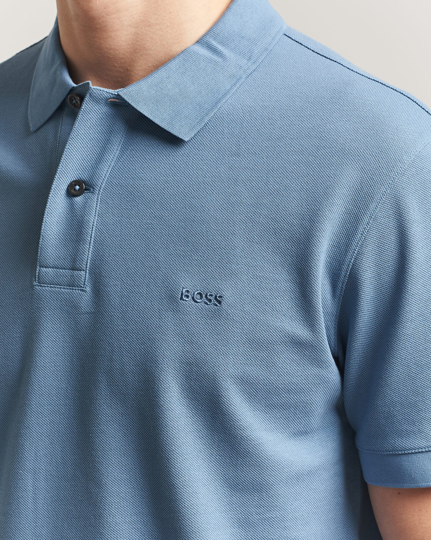 Herr | Pikéer | BOSS BLACK | Pallas Polo Light Blue
