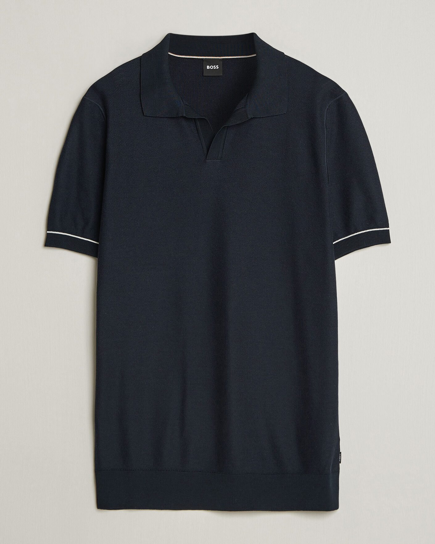Herr | Pikéer | BOSS BLACK | Narciso Knitted Polo Dark Blue