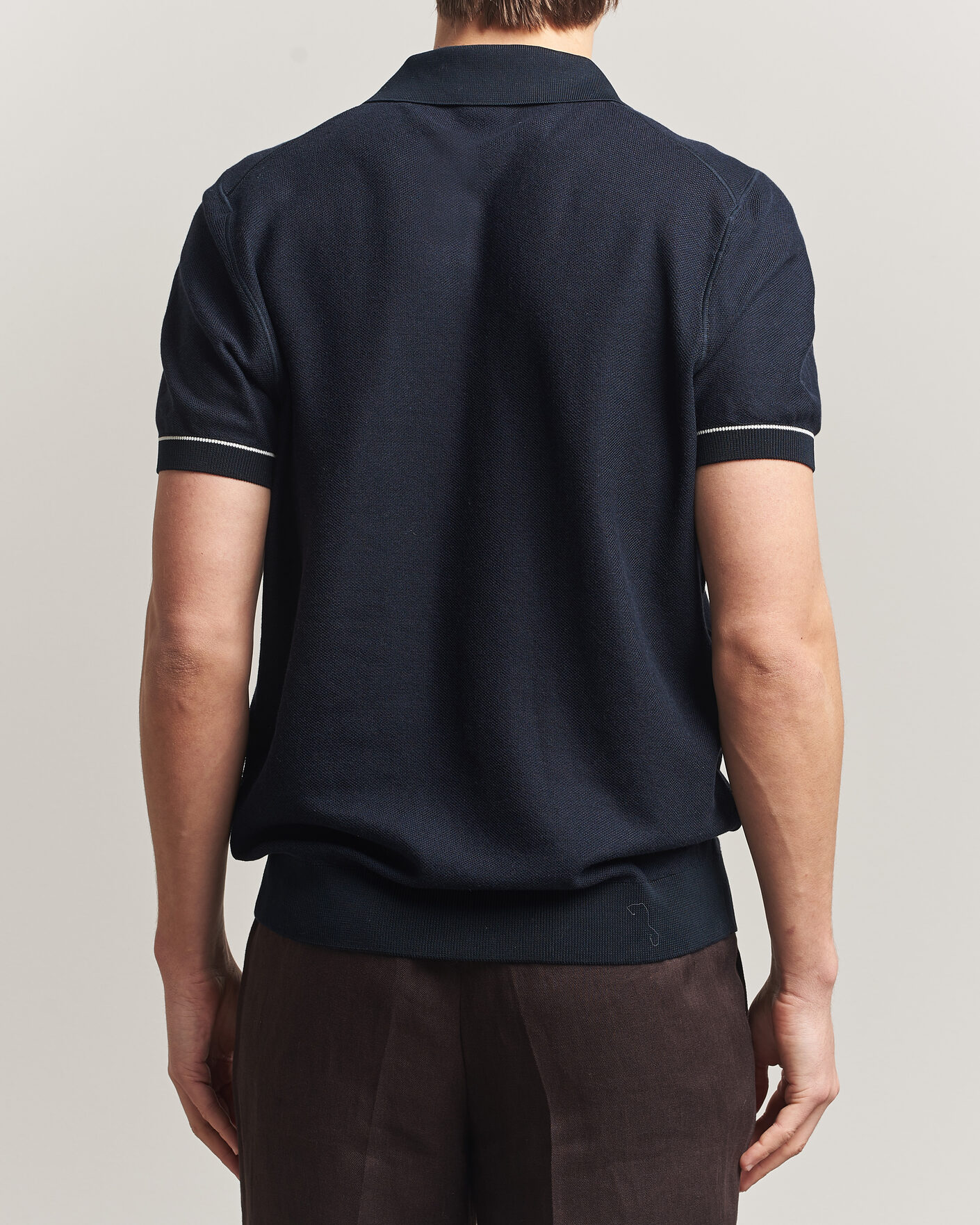 Herr | Pikéer | BOSS BLACK | Narciso Knitted Polo Dark Blue