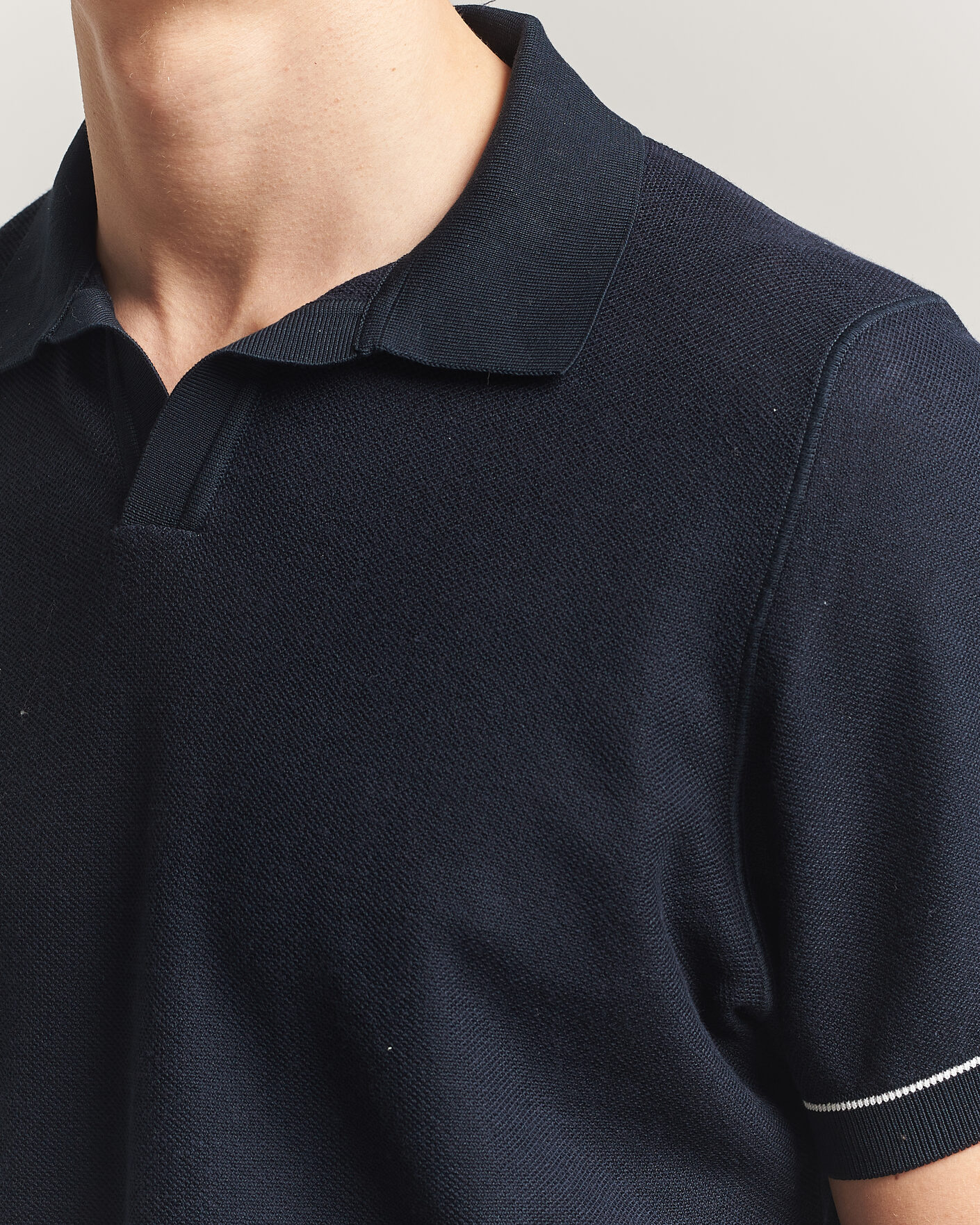 Herr | Pikéer | BOSS BLACK | Narciso Knitted Polo Dark Blue