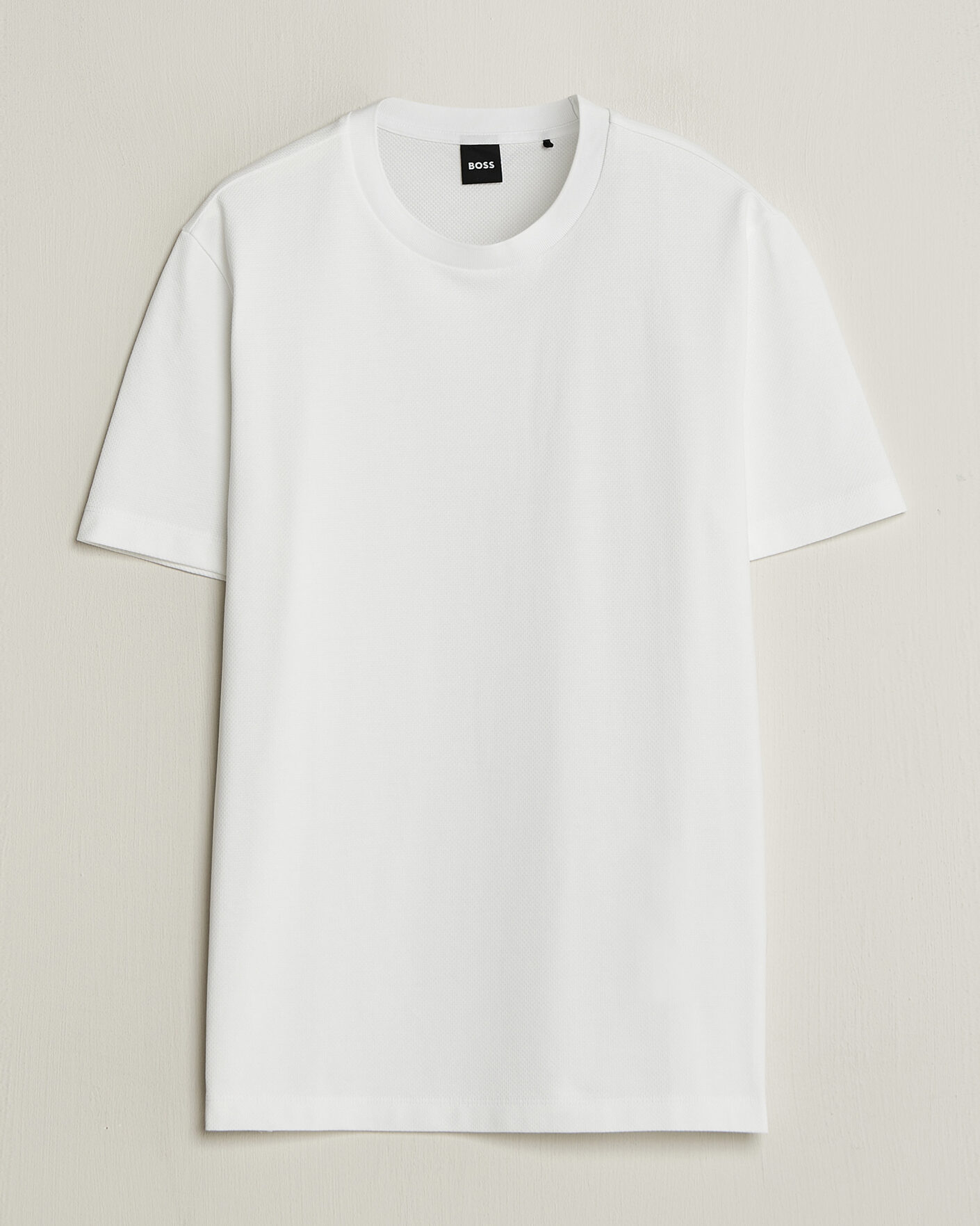 Herr | T-Shirts | BOSS BLACK | Thompson Structured T-Shirt White