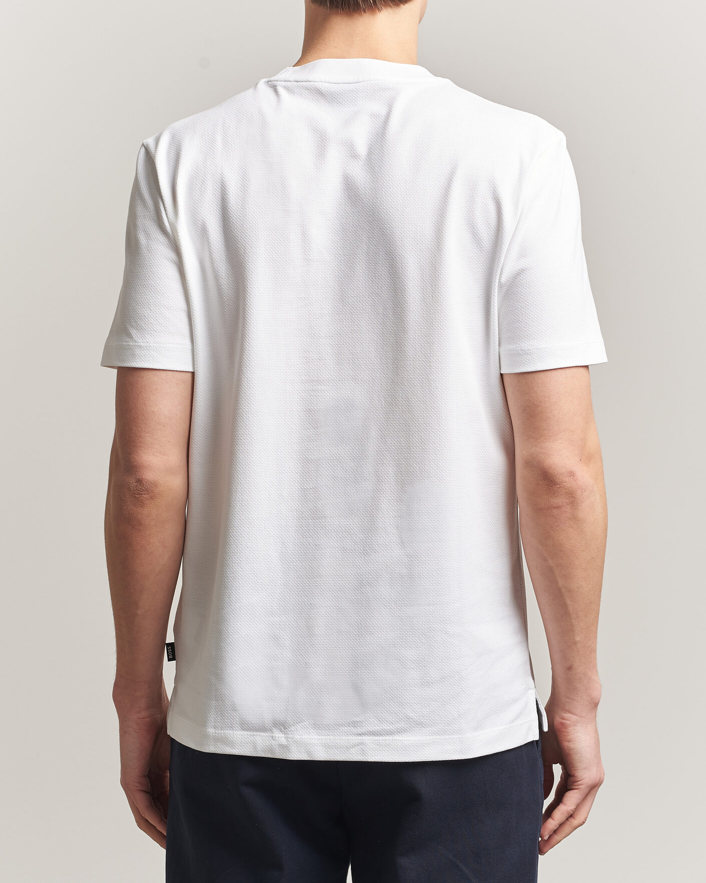 Herr | T-Shirts | BOSS BLACK | Thompson Structured T-Shirt White