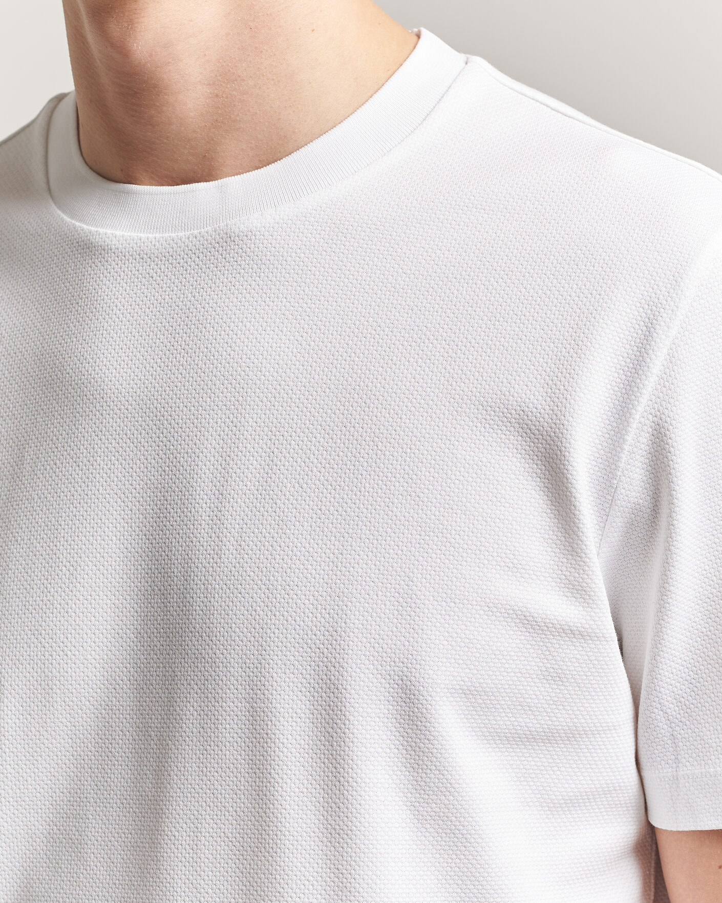 Herr | T-Shirts | BOSS BLACK | Thompson Structured T-Shirt White