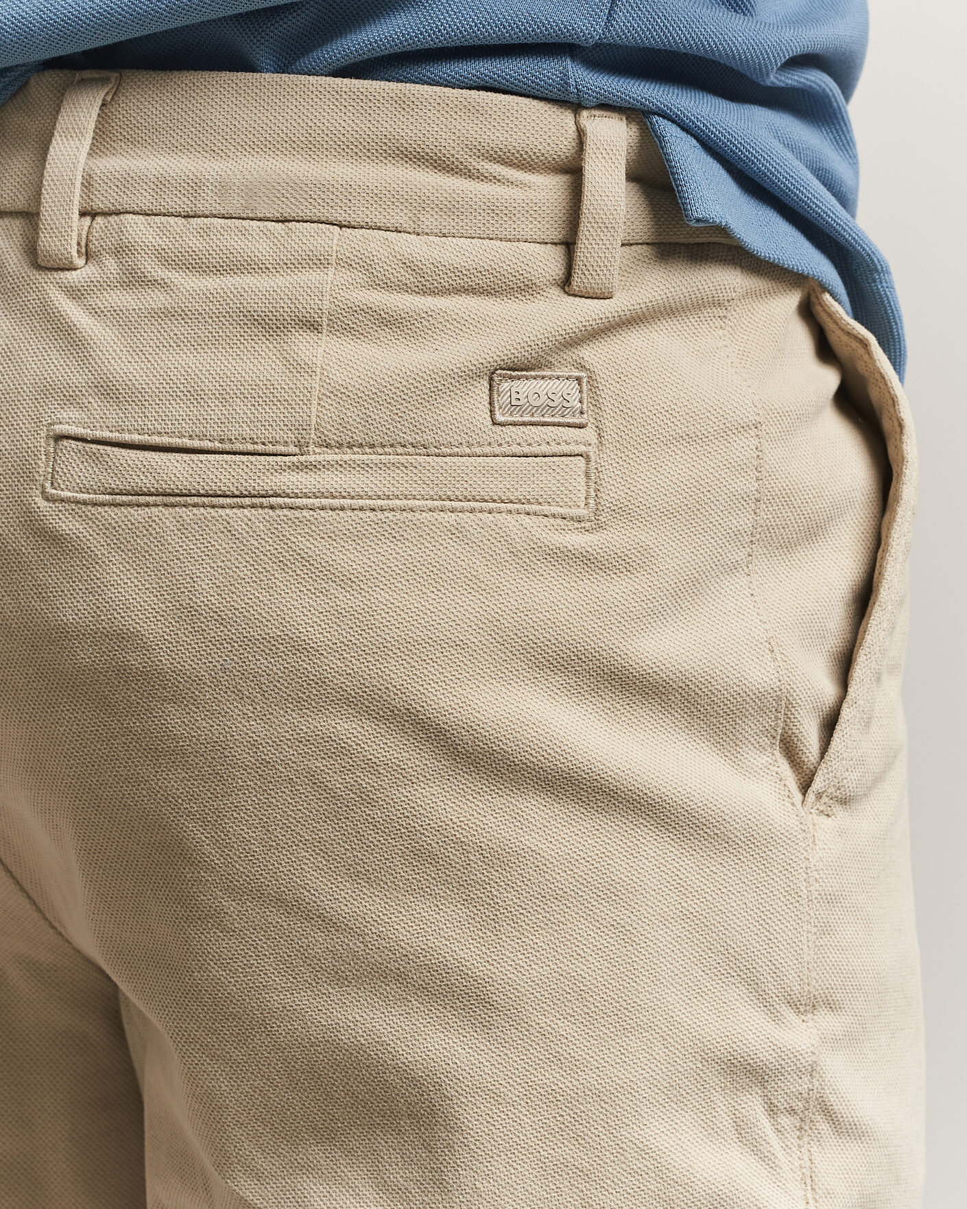 Herr | Shorts | BOSS BLACK | Kane Cotton Chino Shorts Open Beige
