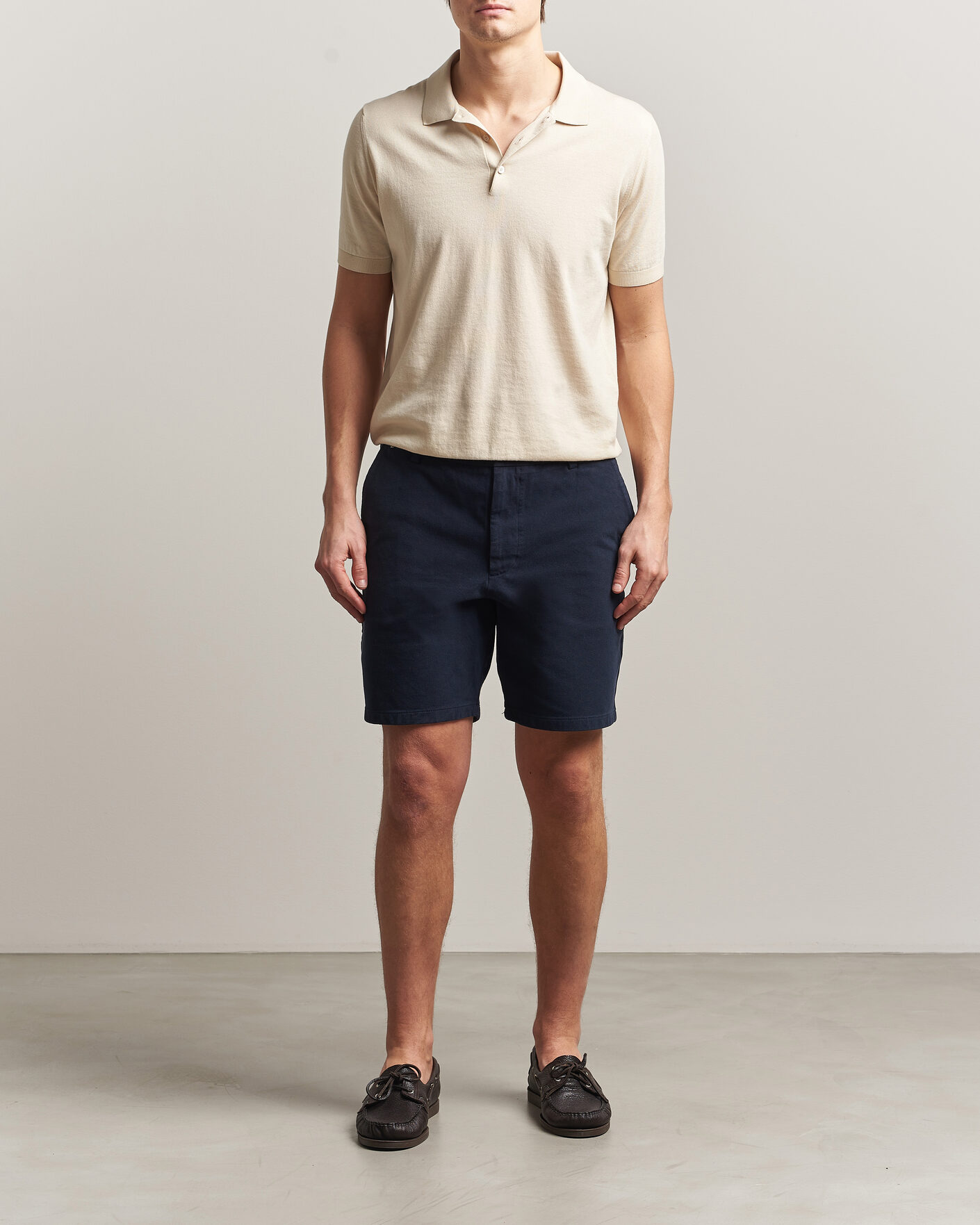 Herr | Shorts | BOSS BLACK | Kane Cotton Chino Shorts Dark Blue