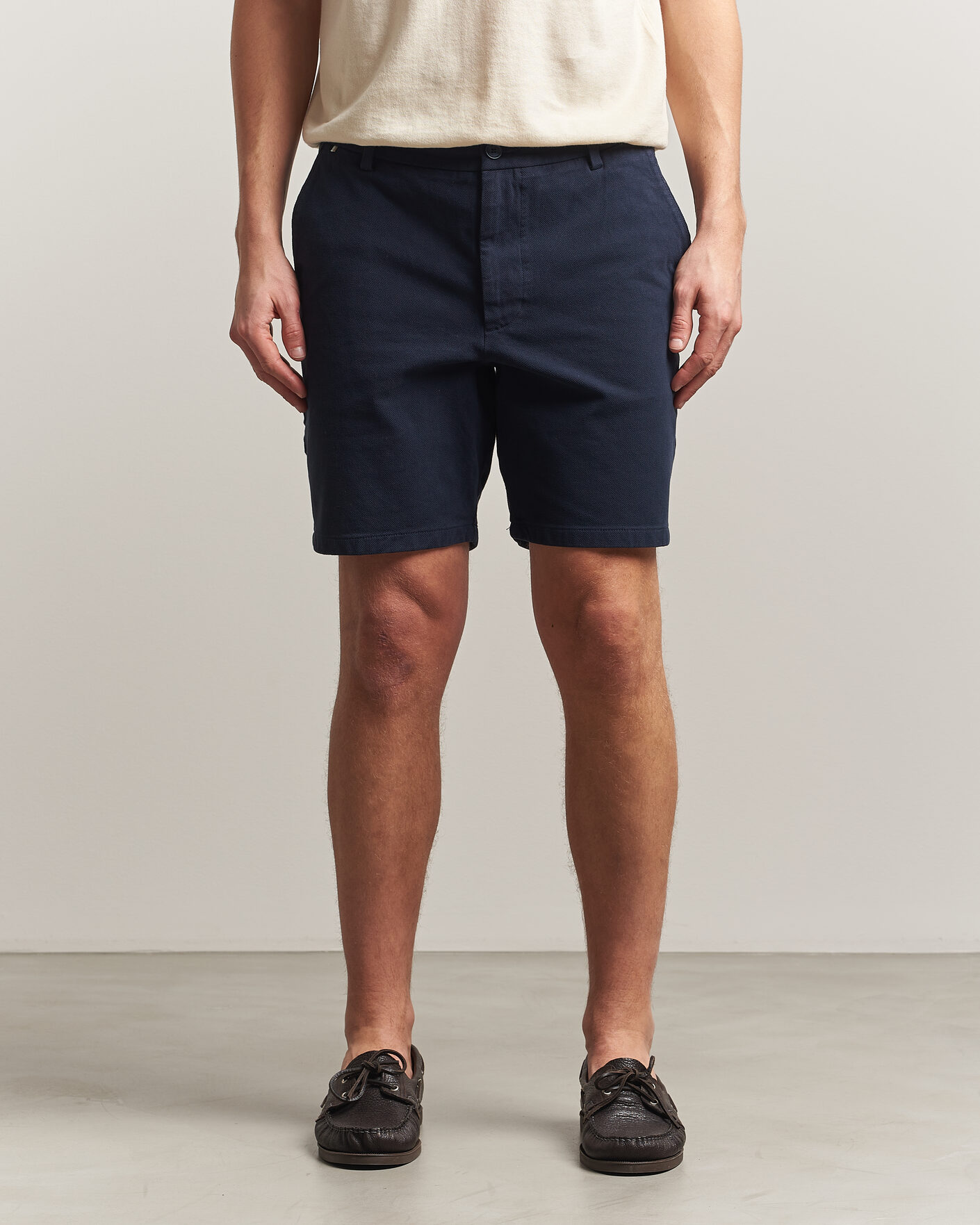 Herr | Shorts | BOSS BLACK | Kane Cotton Chino Shorts Dark Blue