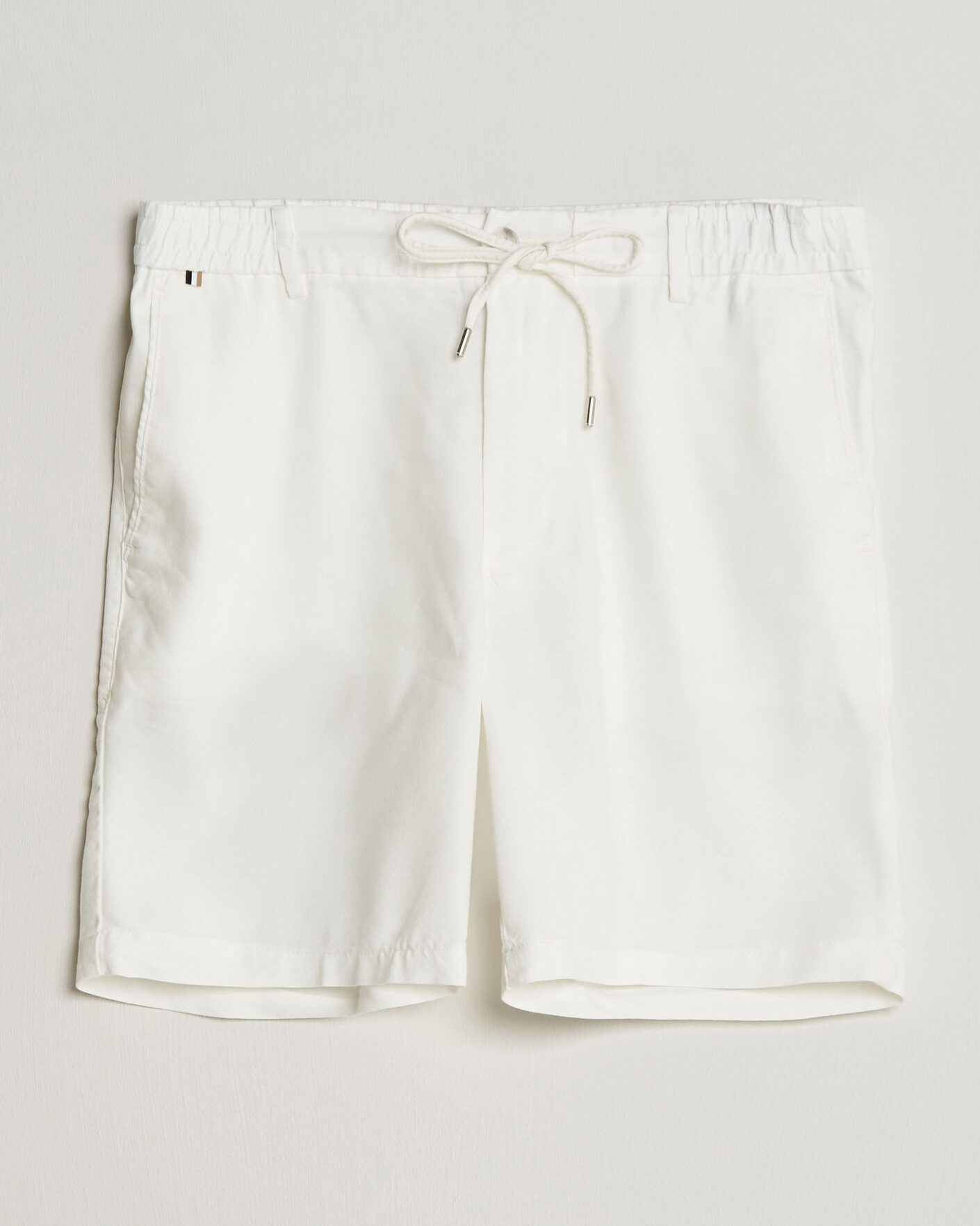 Herr | Shorts | BOSS BLACK | Kane Linen Drawstring Shorts White