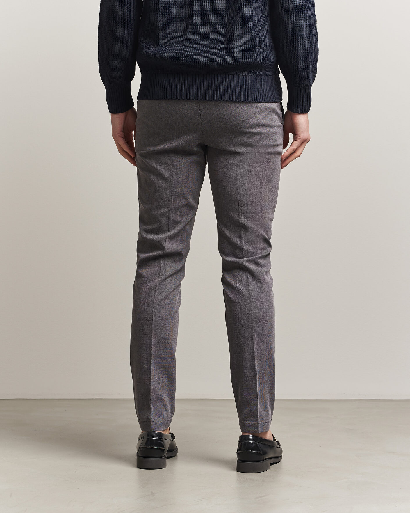 Herr | Byxor | BOSS BLACK | Kaiton Structured Chinos Black