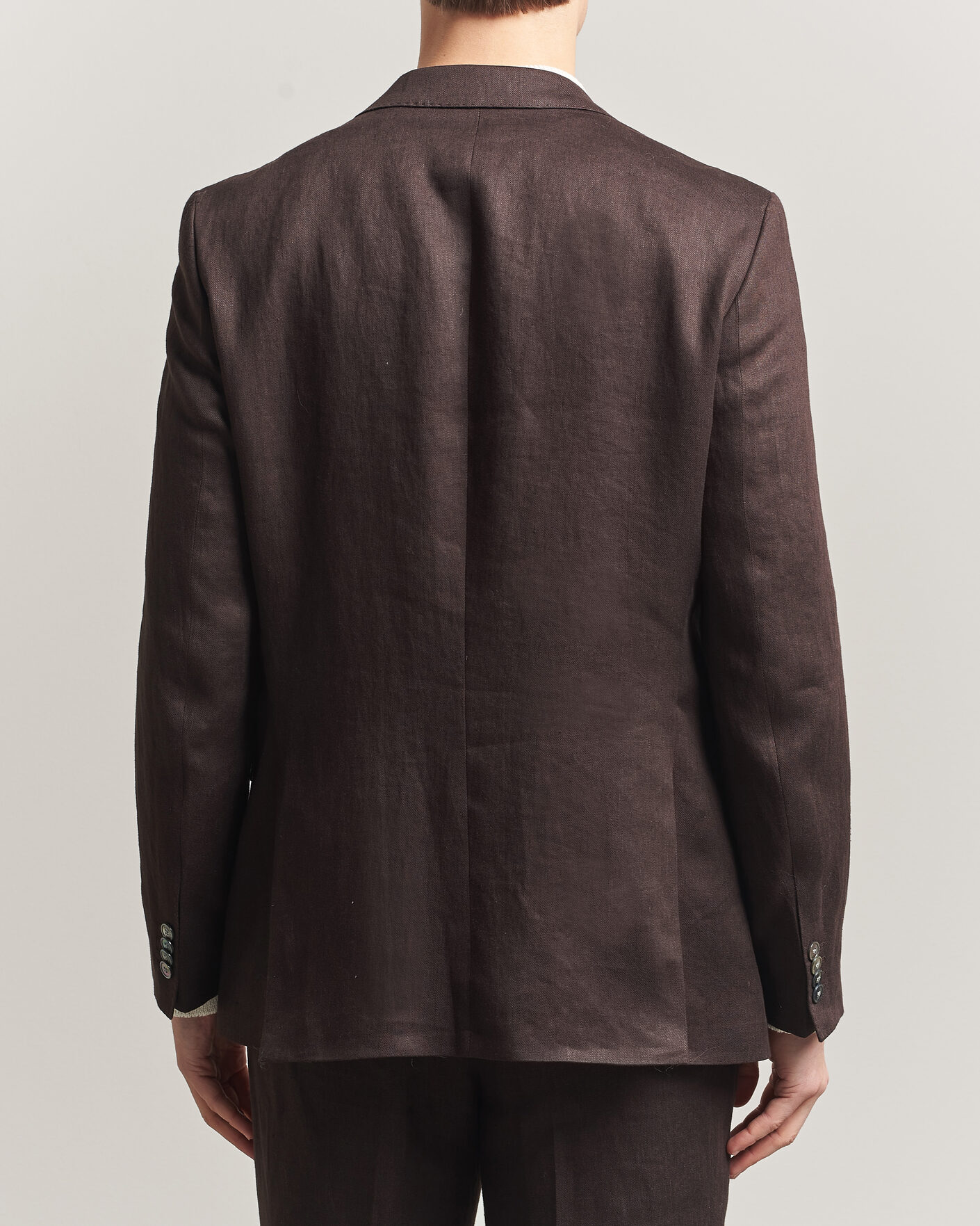Herr | Kavajer | BOSS BLACK | Hutson Linen Suit Blazer Dark Brown
