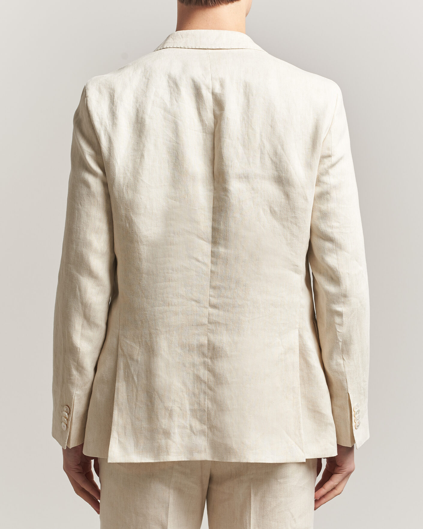 Herr | Kavajer | BOSS BLACK | Hutson Linen Suit Blazer Open Beige